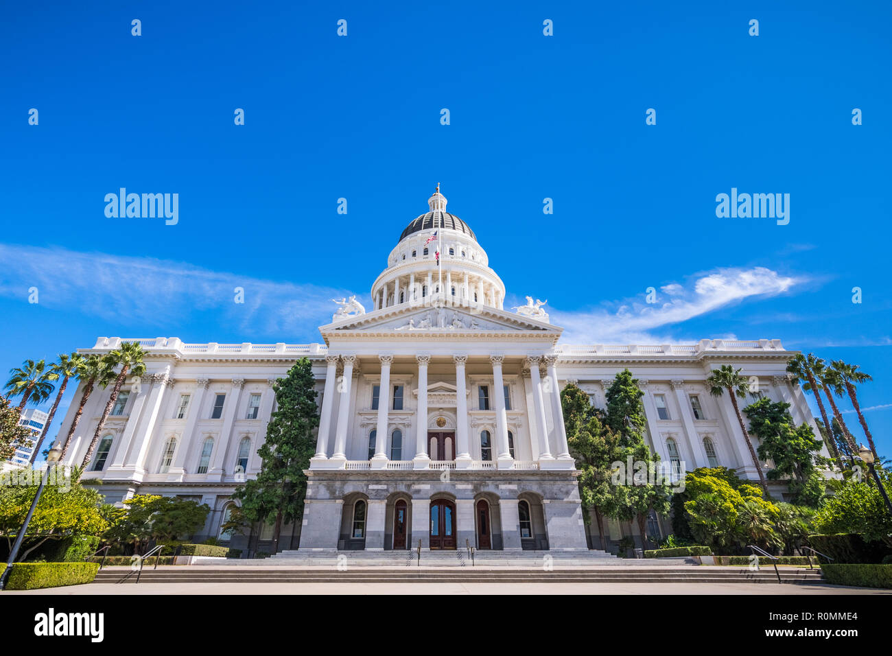 California State Capitol Building, Sacramento, California; Foto Stock