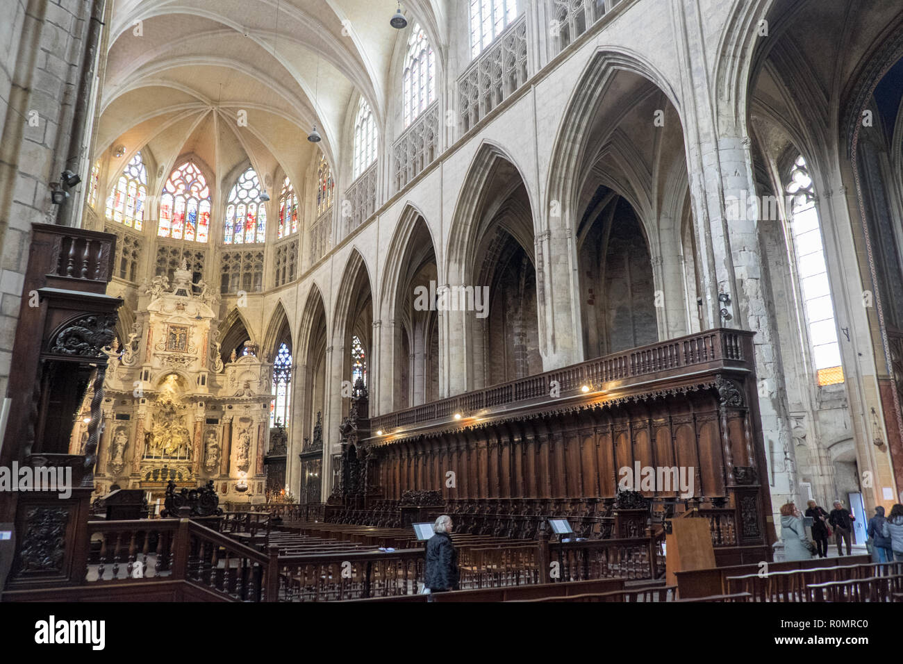 Cattolica, Chiesa,Saint Etienne,Toulouse cattedrale,a,centro,d,Toulouse,città,Haute-Garonne,sud,d,Francia,Occitanie,francese,l'Europa,europeo, Foto Stock