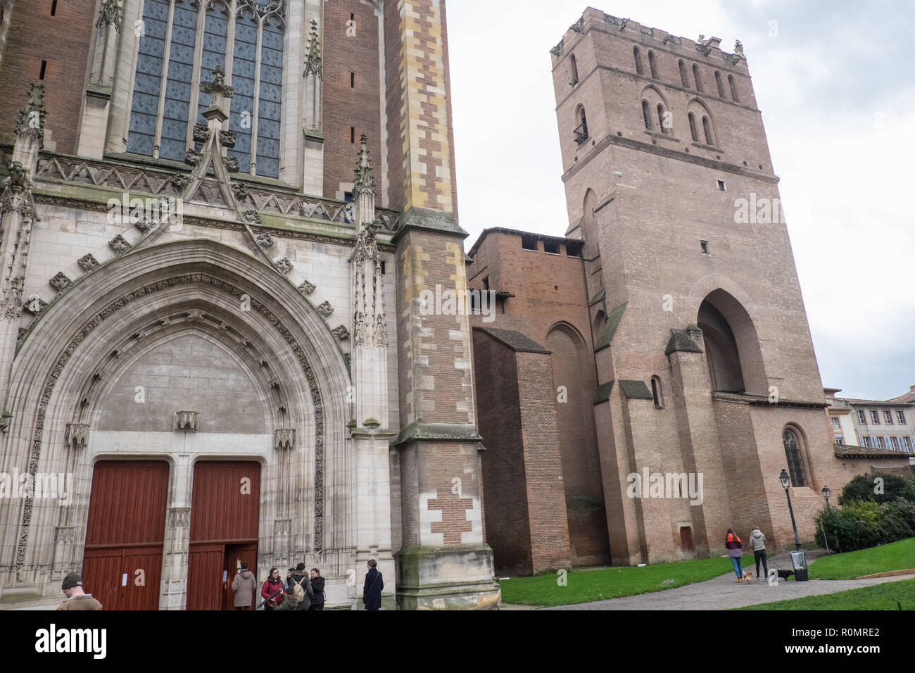 Cattolica, Chiesa,Saint Etienne,Toulouse cattedrale,a,centro,d,Toulouse,città,Haute-Garonne,sud,d,Francia,Occitanie,francese,l'Europa,europeo, Foto Stock