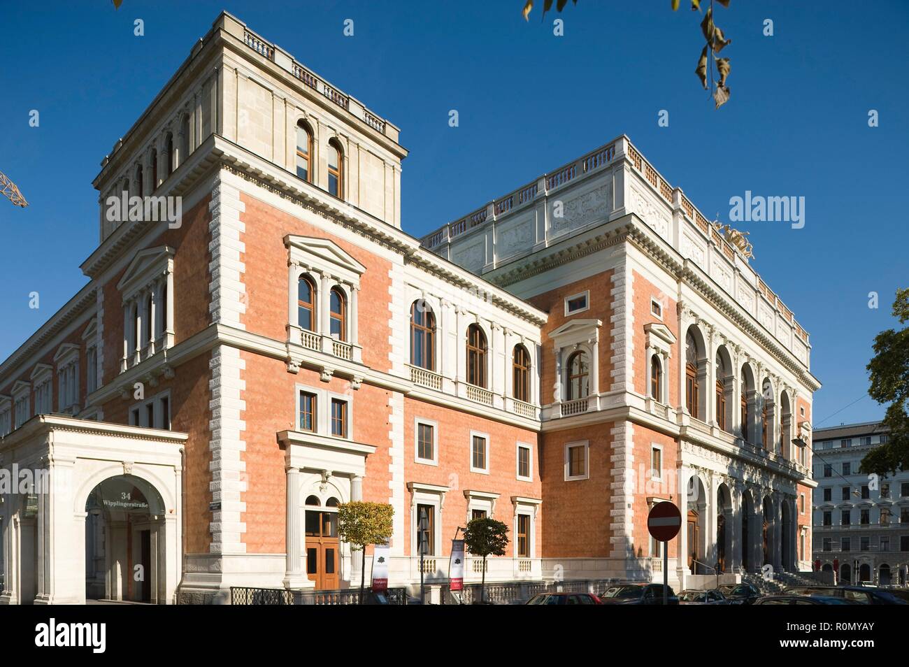 Wien, Börse Theophil Hansen 1877 - Vienna, Borsa, Theophil Hansen 1877 Foto Stock