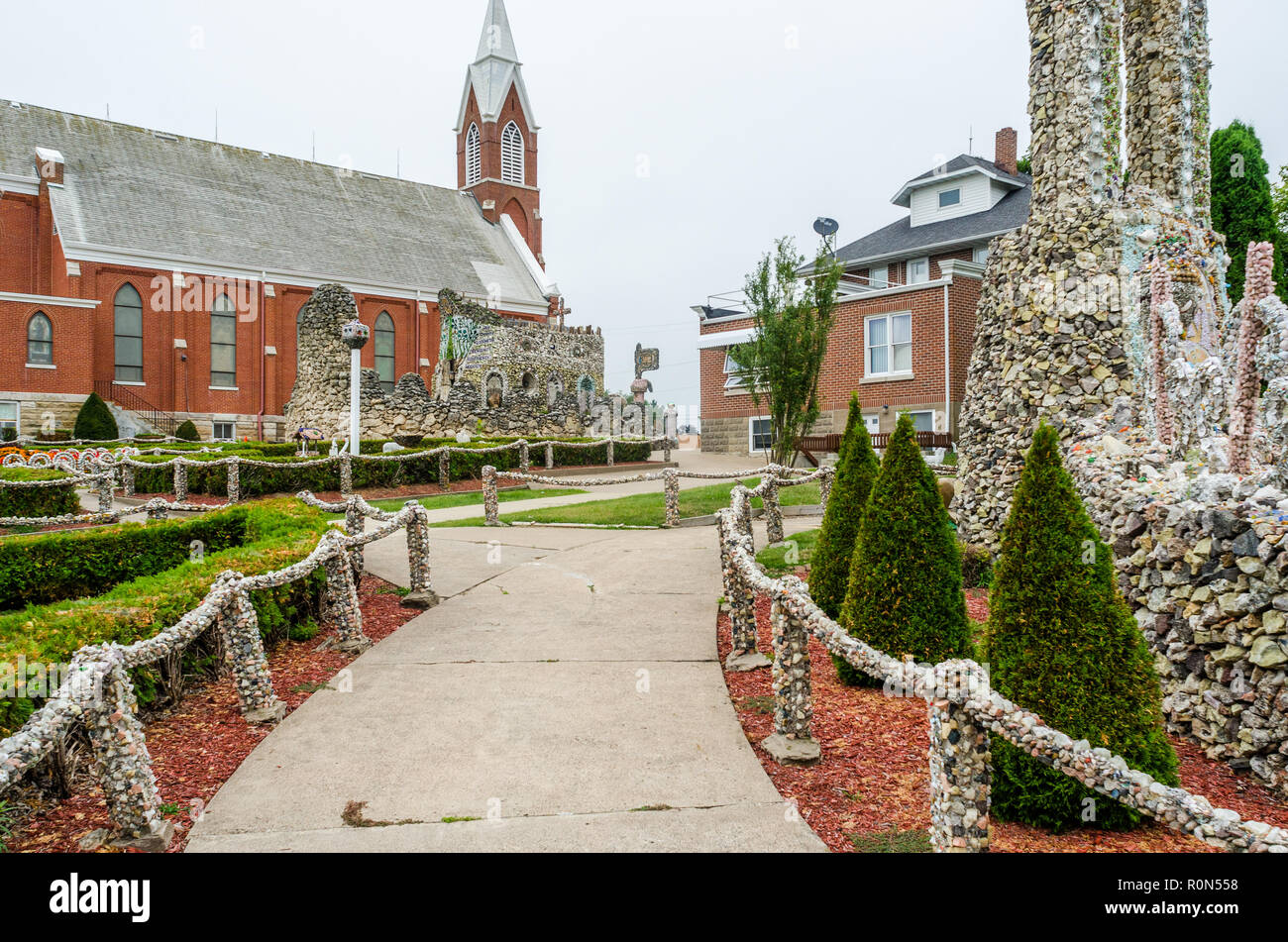 Grotta Dickeyville Foto Stock