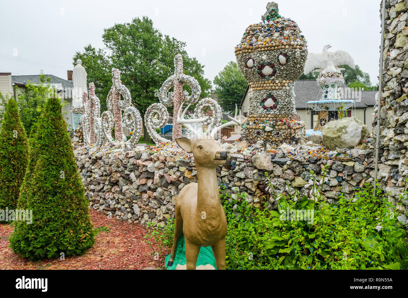 Grotta Dickeyville Foto Stock