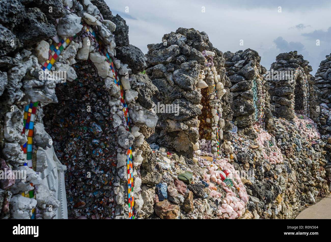 Grotta Dickeyville Foto Stock