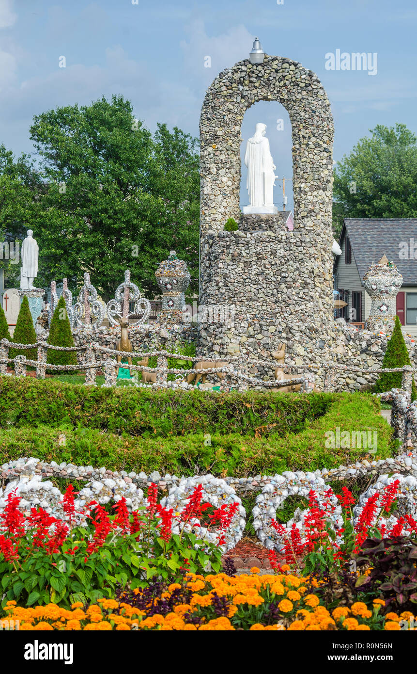 Grotta Dickeyville Foto Stock