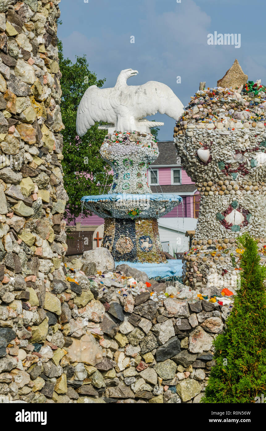 Grotta Dickeyville Foto Stock