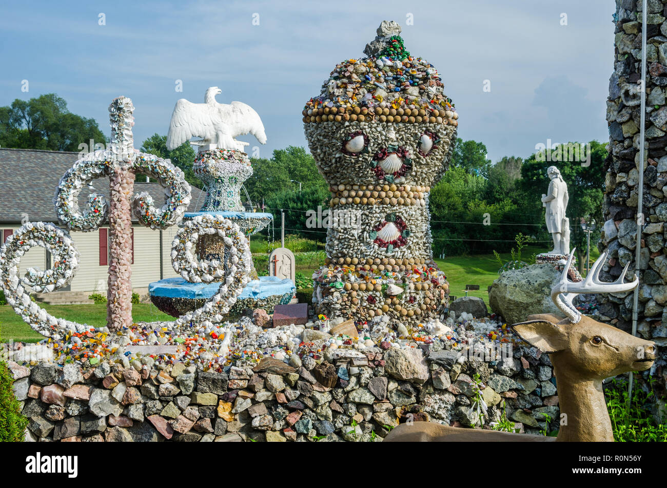 Grotta Dickeyville Foto Stock