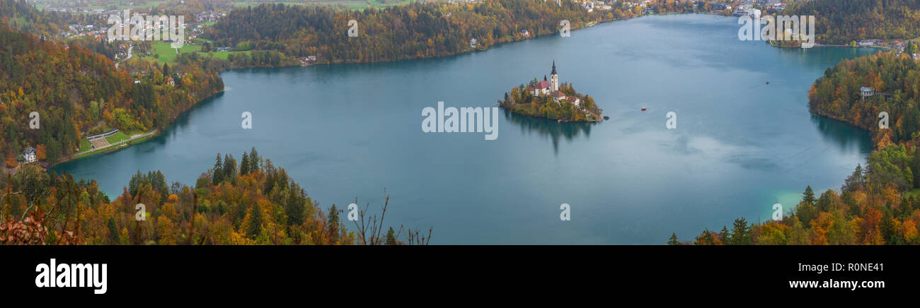 Lago di Bled Slovenia Foto Stock