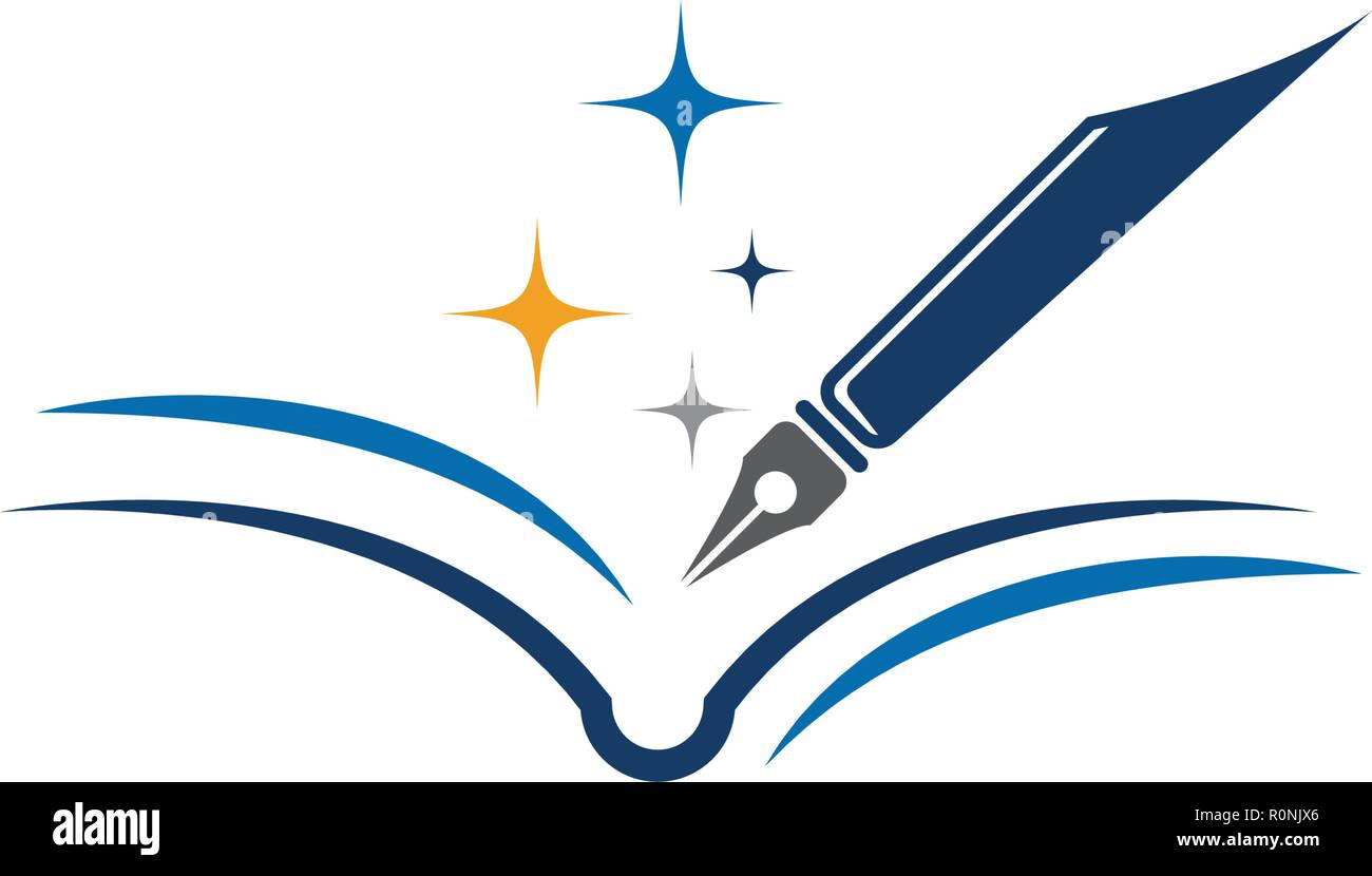 Il logo di istruzione Modello icona vettore design Illustrazione Vettoriale