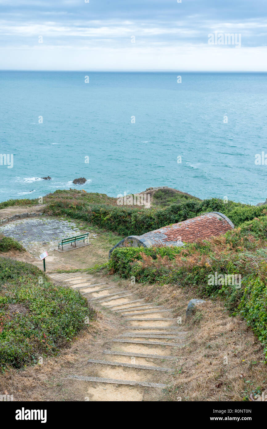 St Martin in Guernsey, Channel Island Foto Stock