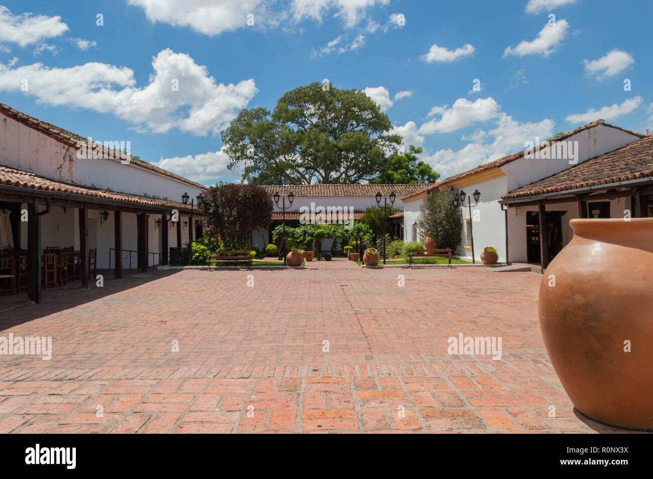 Mercato artigianale edificio Provincia di Salta Argentina Foto Stock