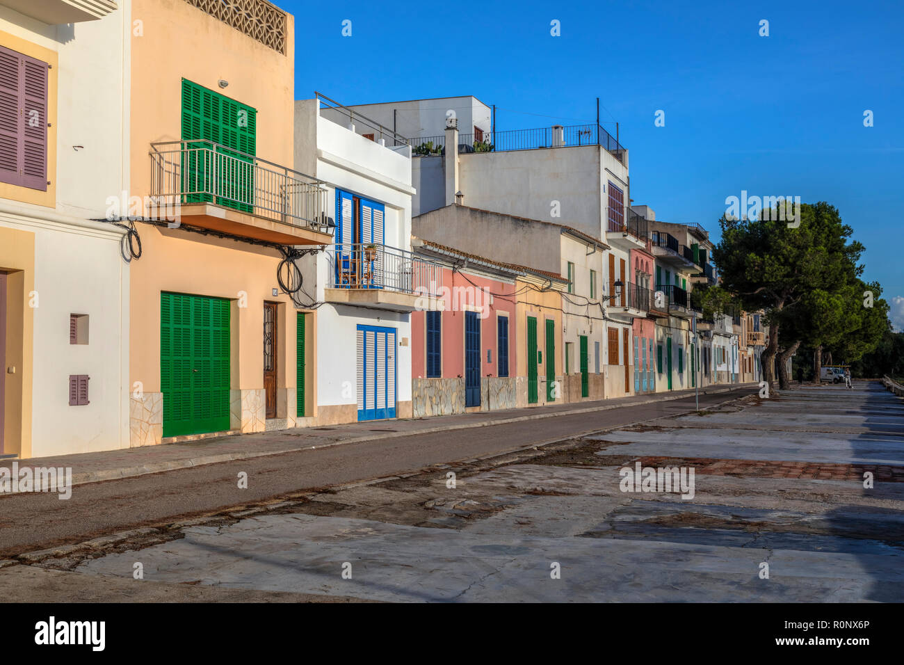 Portocolom, Felanitx, Maiorca, isole Baleari, Spagna, Europa Foto Stock