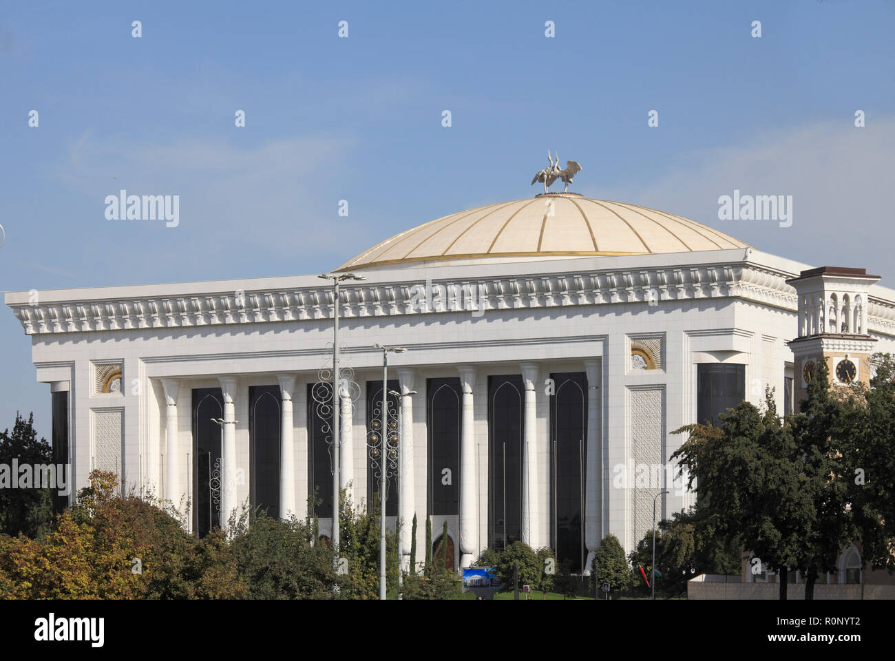 Uzbekistan Tashkent, Amir Timur Square, Dom Forum, Foto Stock