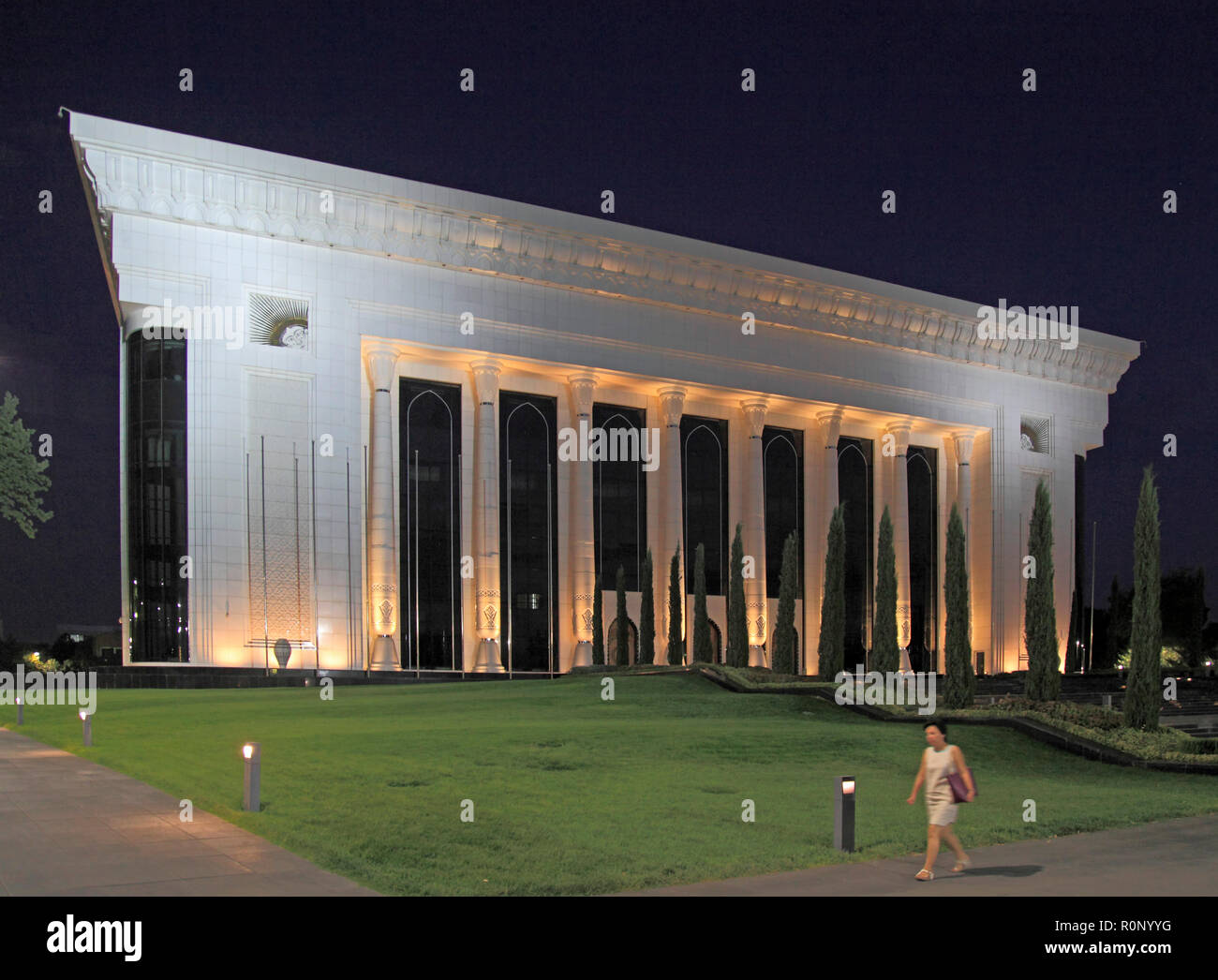 Uzbekistan Tashkent, Amir Timur Square, Dom Forum, Foto Stock