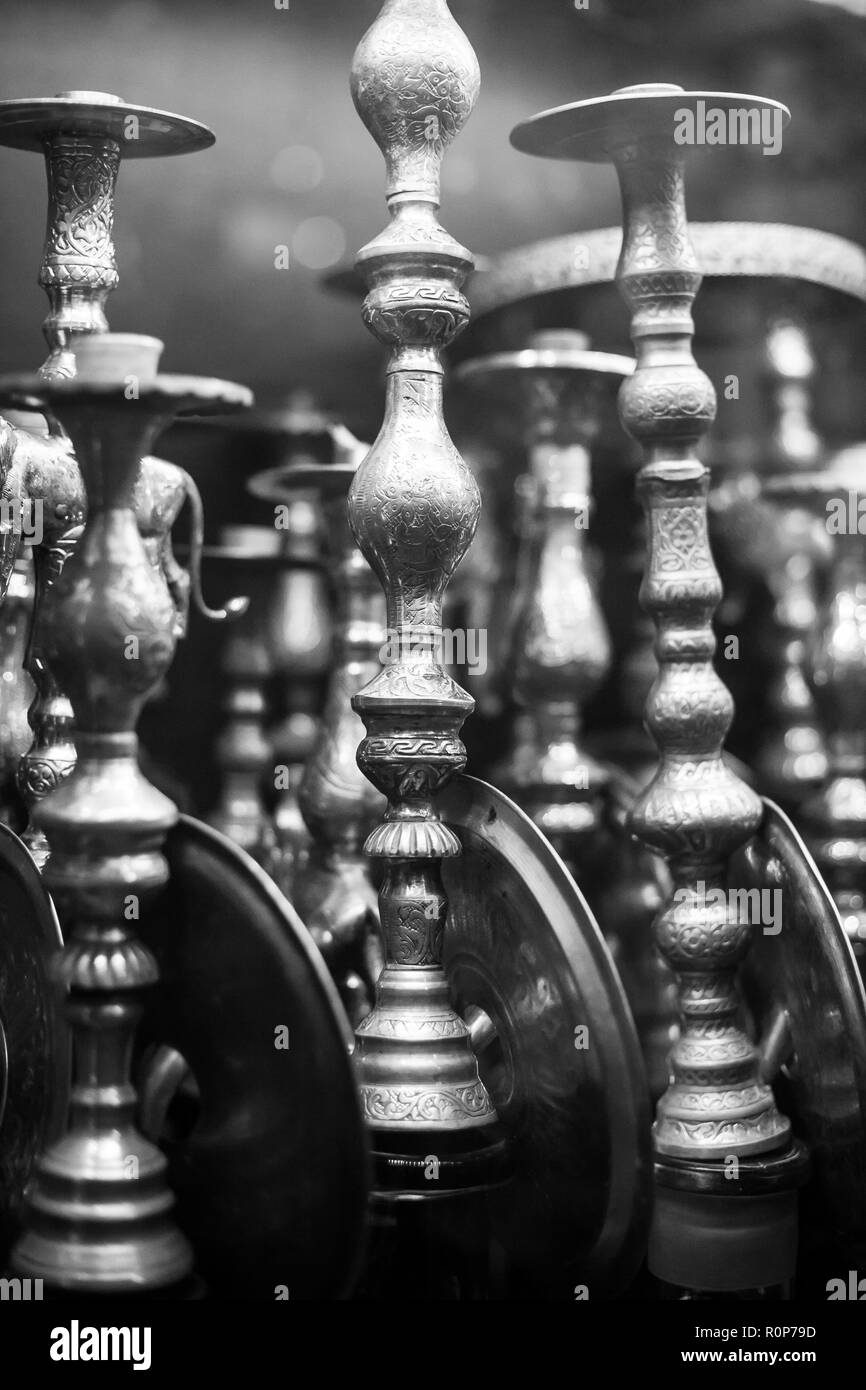 Elegante oriental shisha. Concetto Shisha Foto Stock