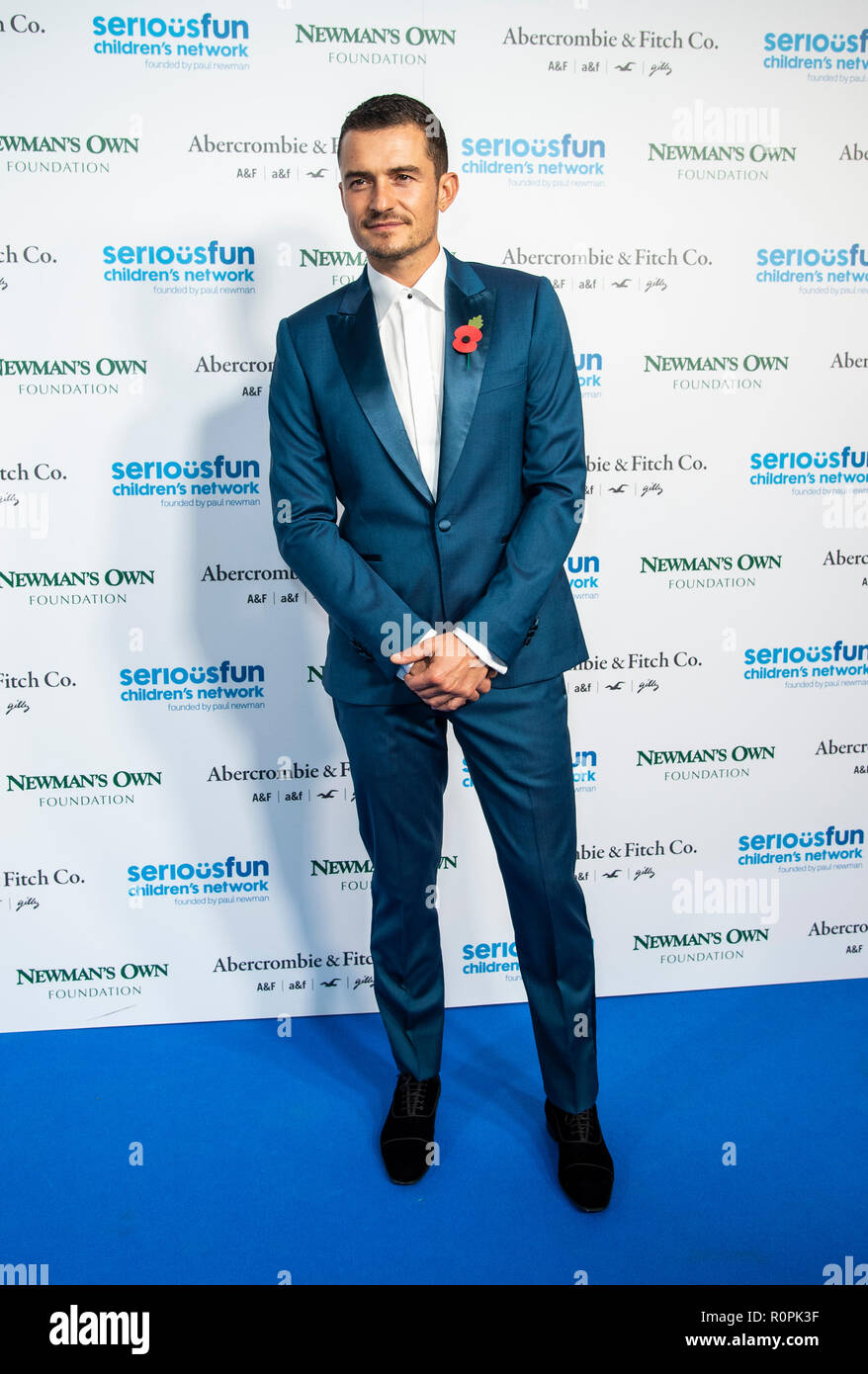 Orlando Bloom assiste il SeriousFun Gala di Londra 2018 al Roundhouse . Foto Stock