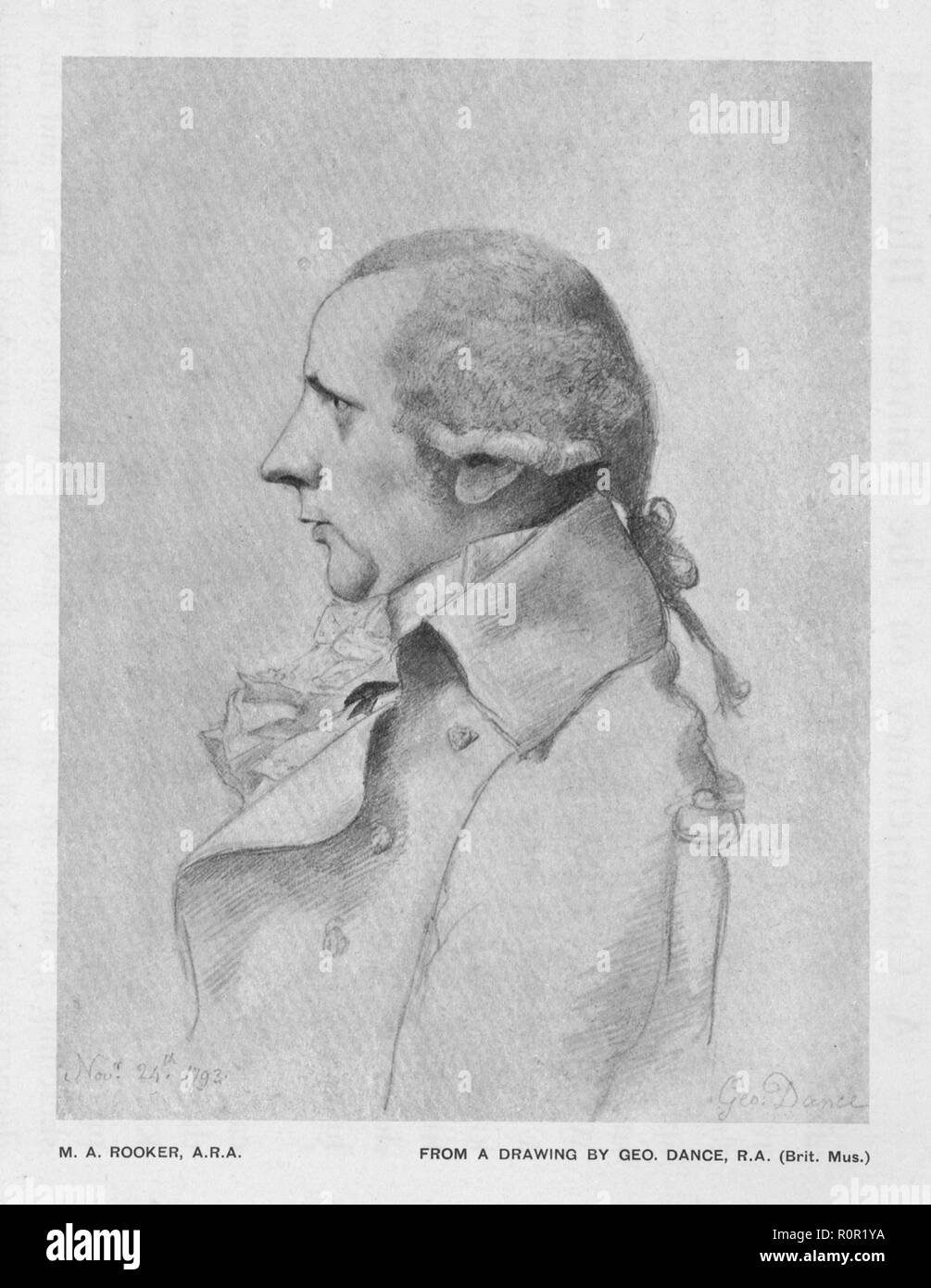 'M.A. Rooker, A.R.A.", 1793, (c1900). Creatore: sconosciuto. Foto Stock