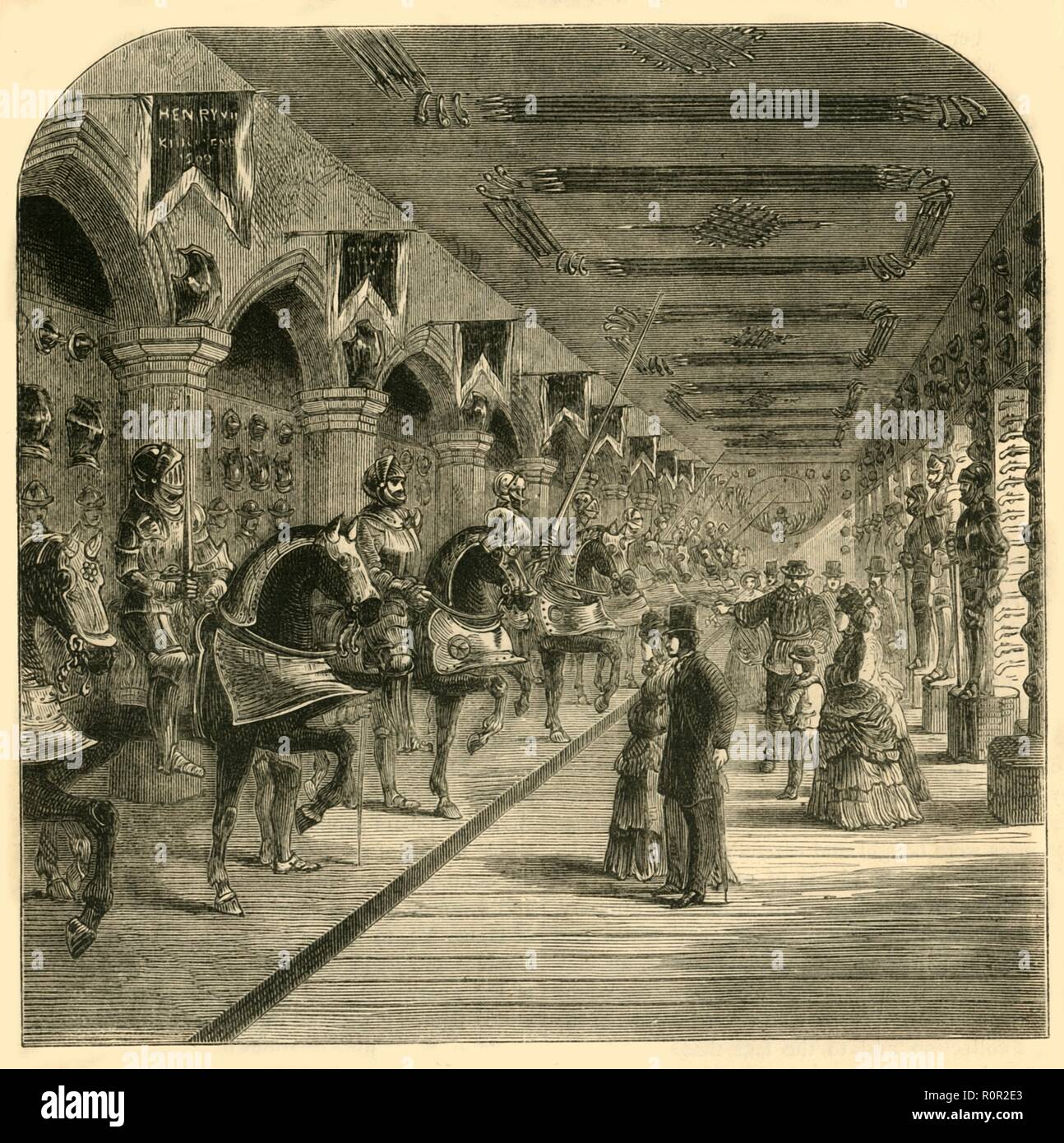 'La Torre Cavallo Armeria', C1872. Creatore: sconosciuto. Foto Stock