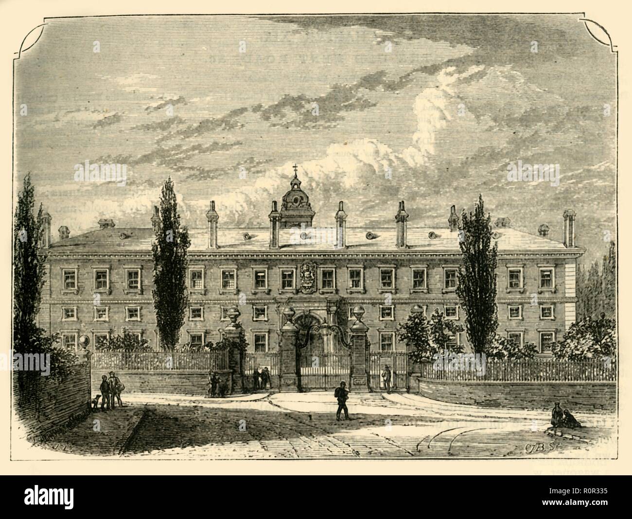 'Royal scuola navale, New Cross', (c1878). Creatore: sconosciuto. Foto Stock