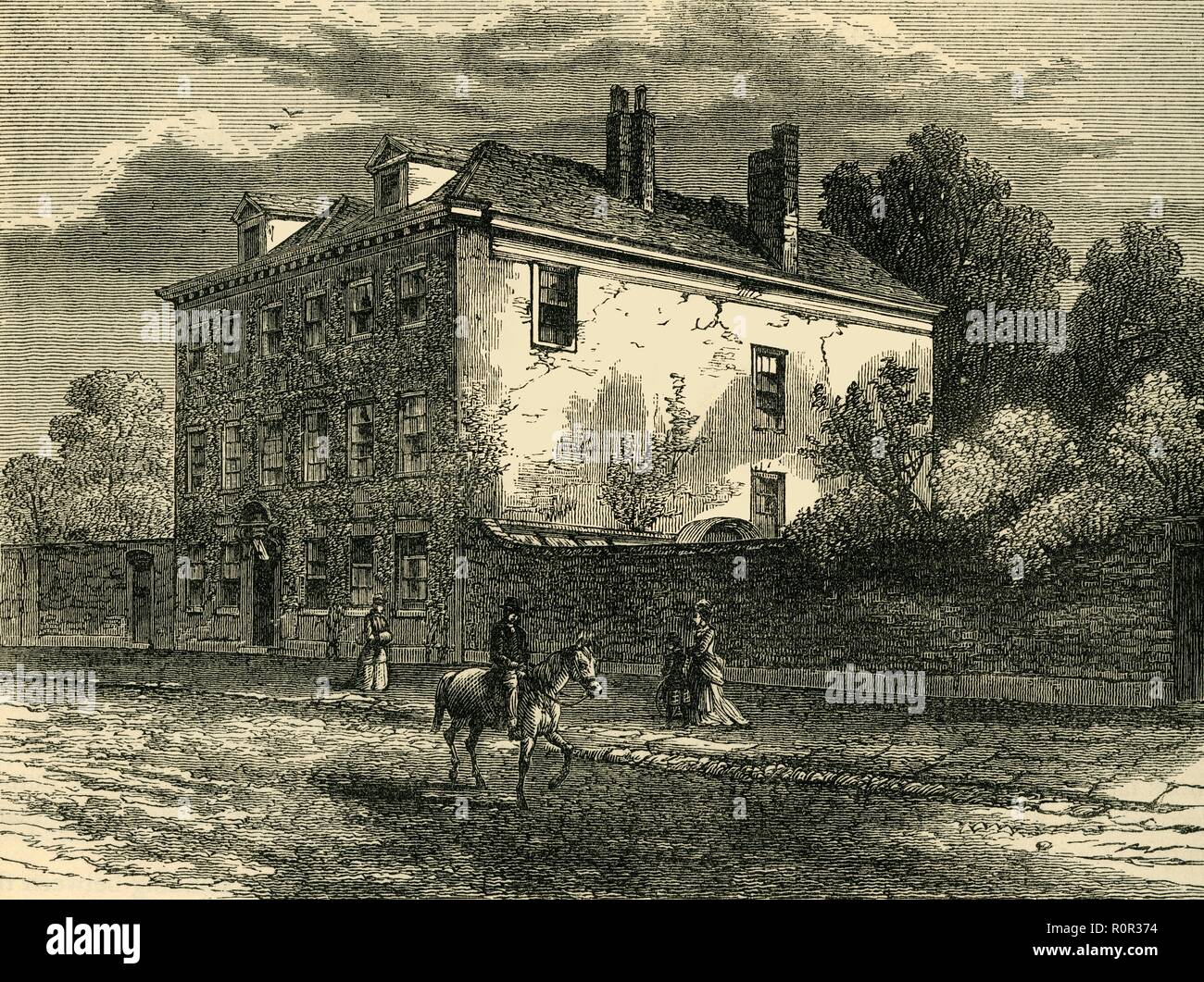 'Essex House, Putney', (c1878). Creatore: sconosciuto. Foto Stock