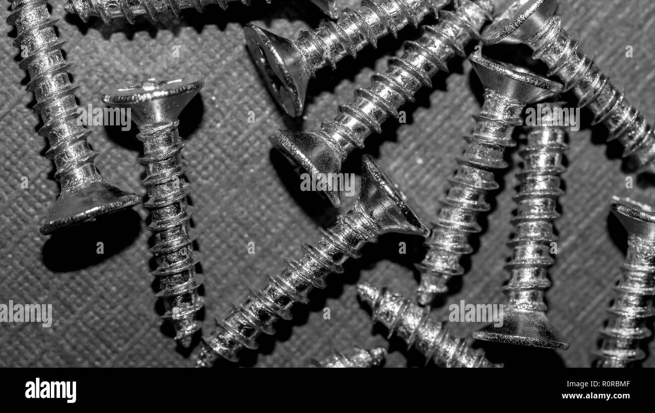 Rusty vite metallica Foto Stock