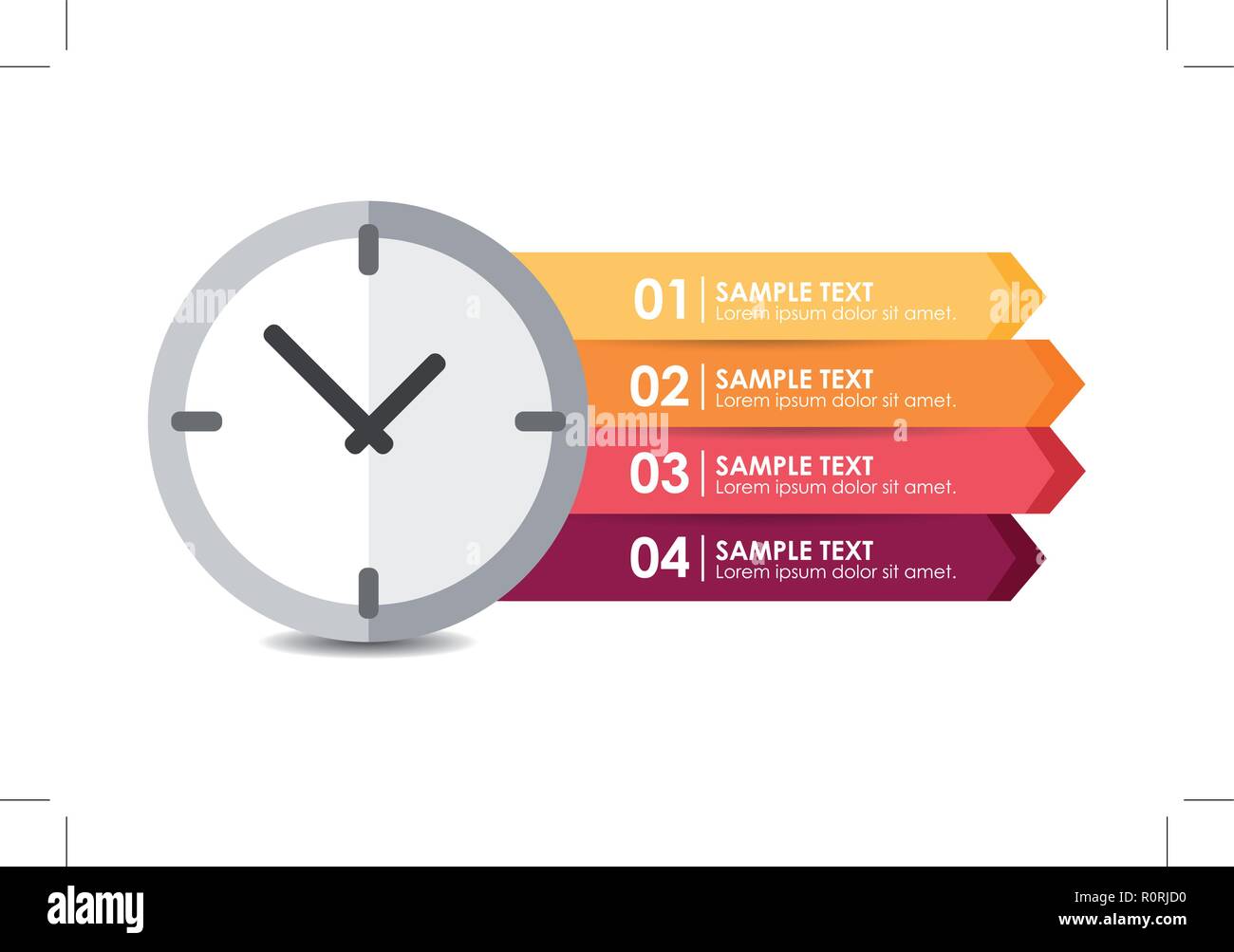 Orologio infografico banner. Concetto di tempo. Illustrazione Vettoriale Illustrazione Vettoriale Orologio infografico banner. Concetto di tempo. Illustrazione Vettoriale Illustrazione Vettoriale