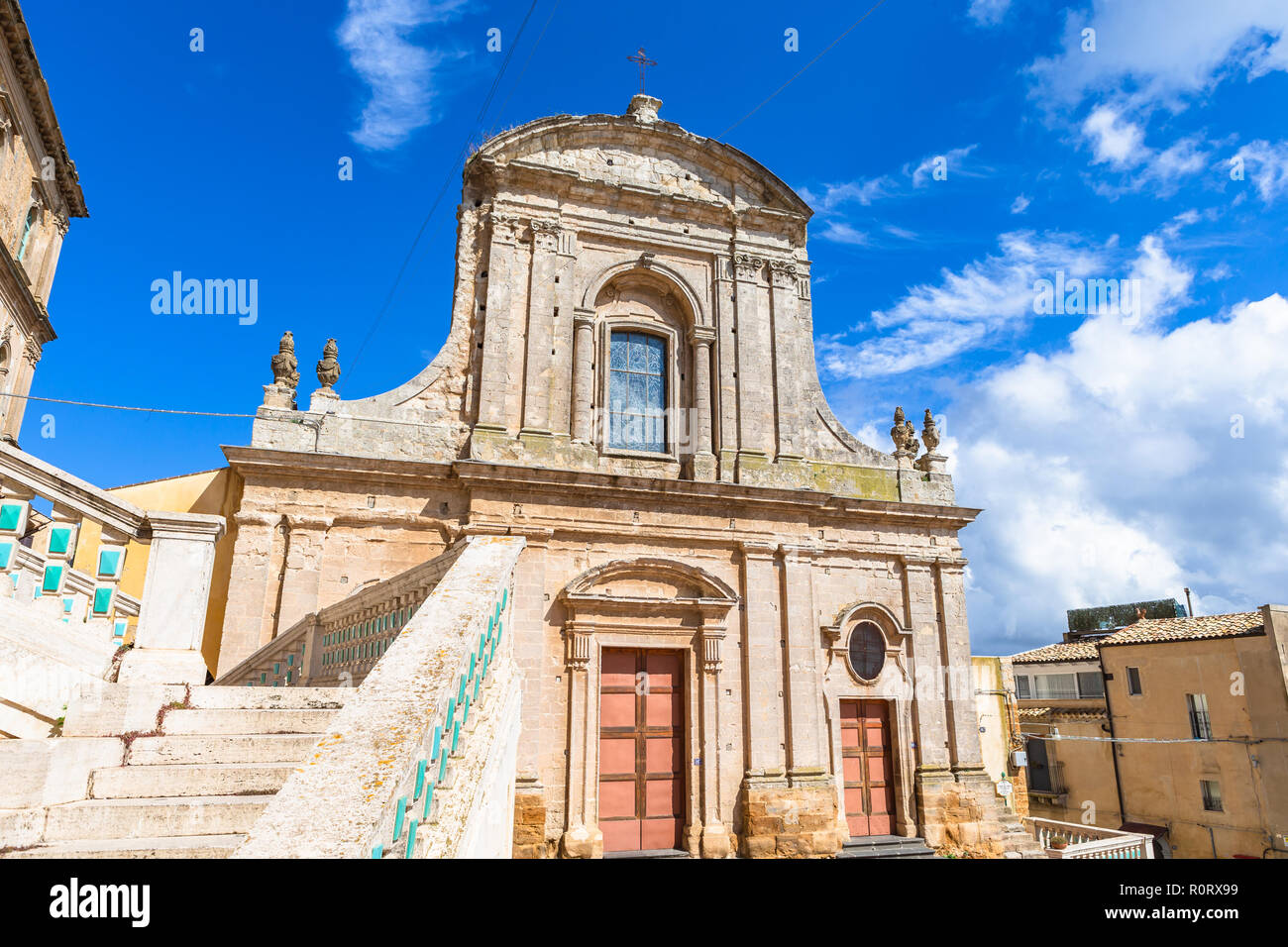 Caltagirone, Italia - 22 Settembre 2018: Santa Maria del Monte chiesa. Caltagirone, Sicilia, Italia. Foto Stock