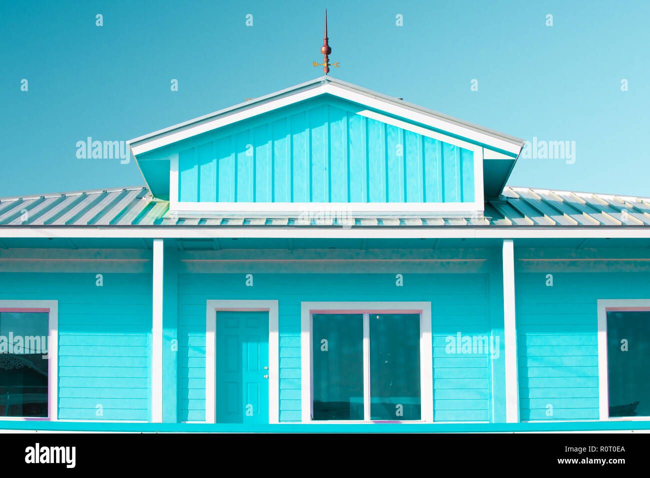 Turquiose architettura, Florida Foto Stock