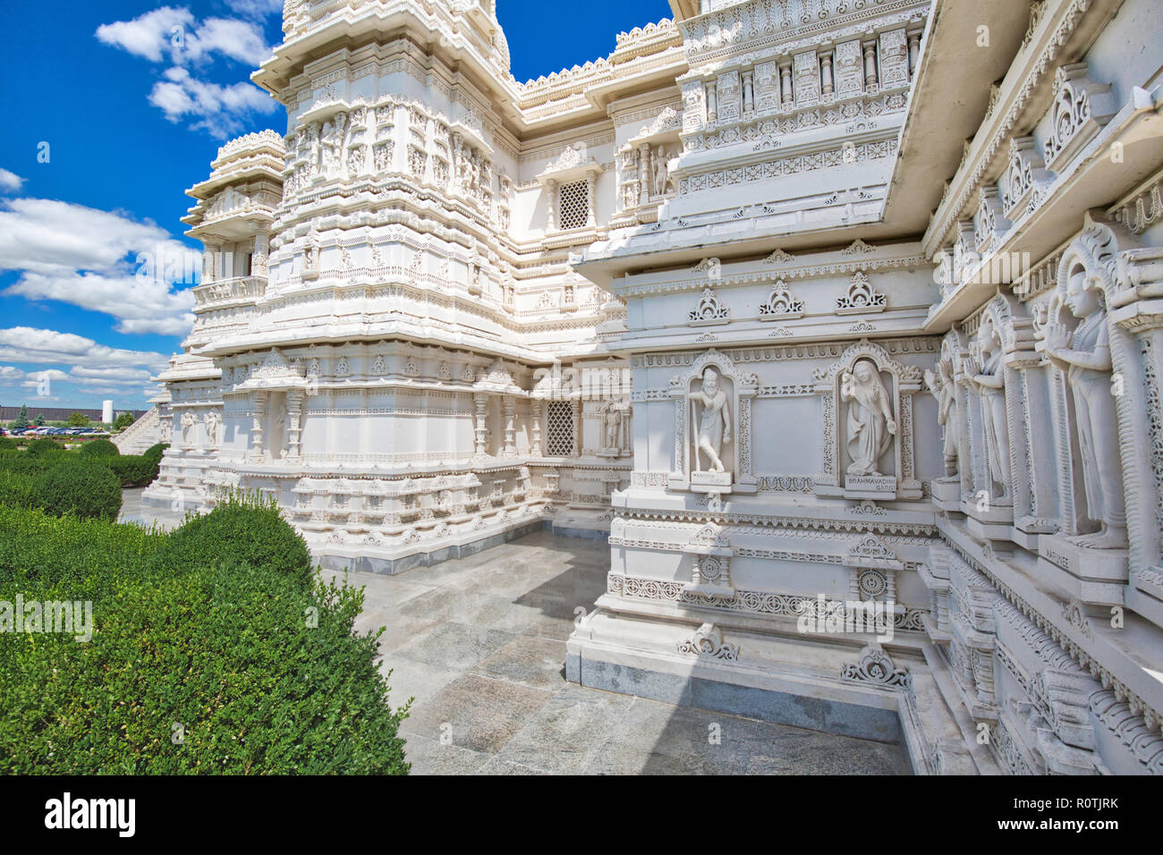 BAPS Shri Swaminarayan Mandir Hindu Temple in Torontofa Foto Stock