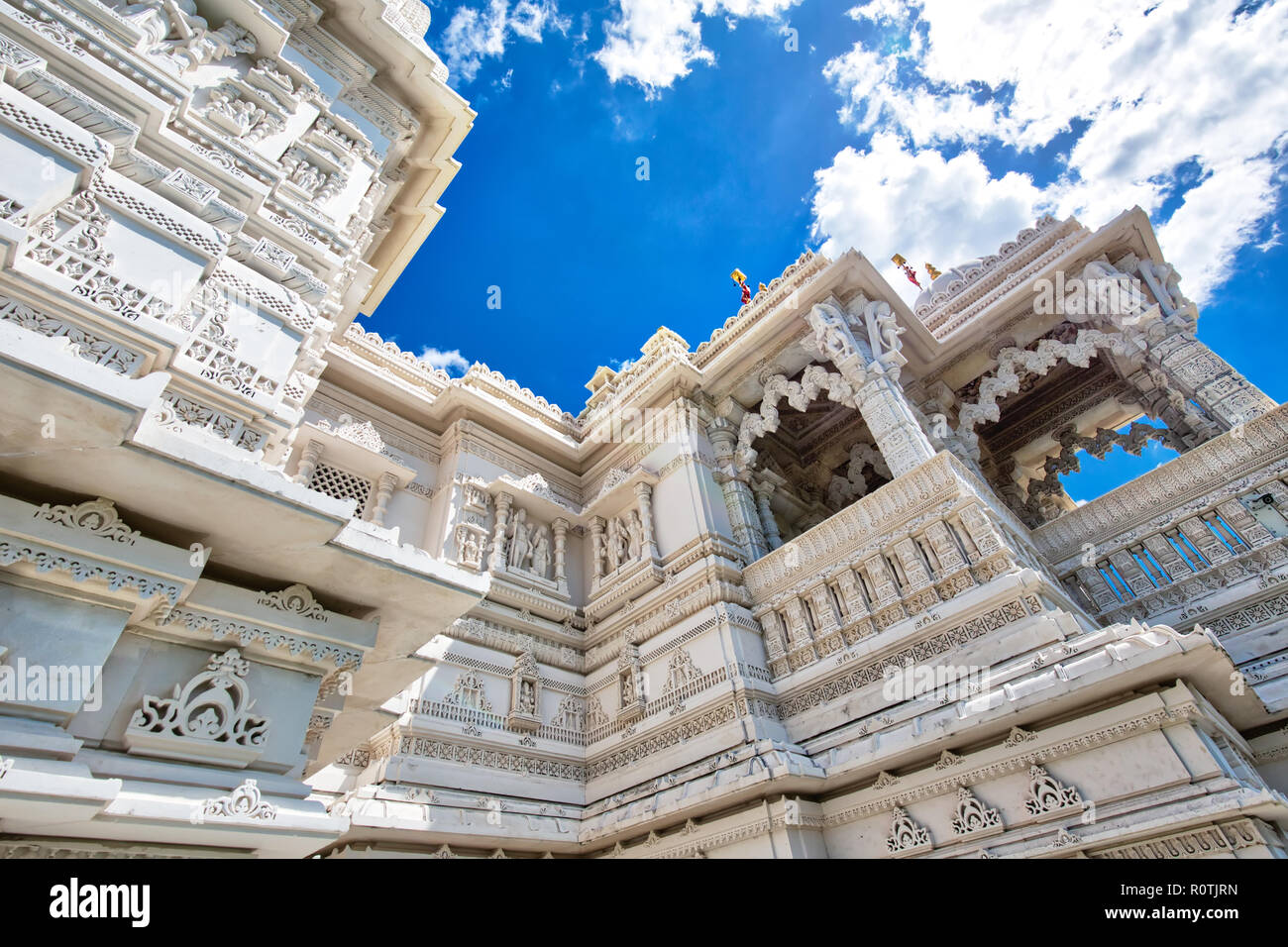 BAPS Shri Swaminarayan Mandir Hindu Temple in Torontofa Foto Stock