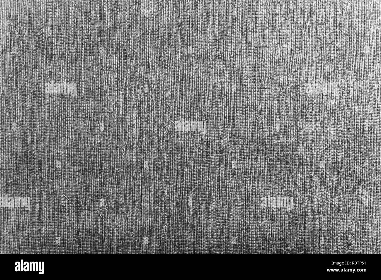 Sfondo astratto dal tessuto grigio texture decorato sul muro. Retrò e vintage background. Foto Stock
