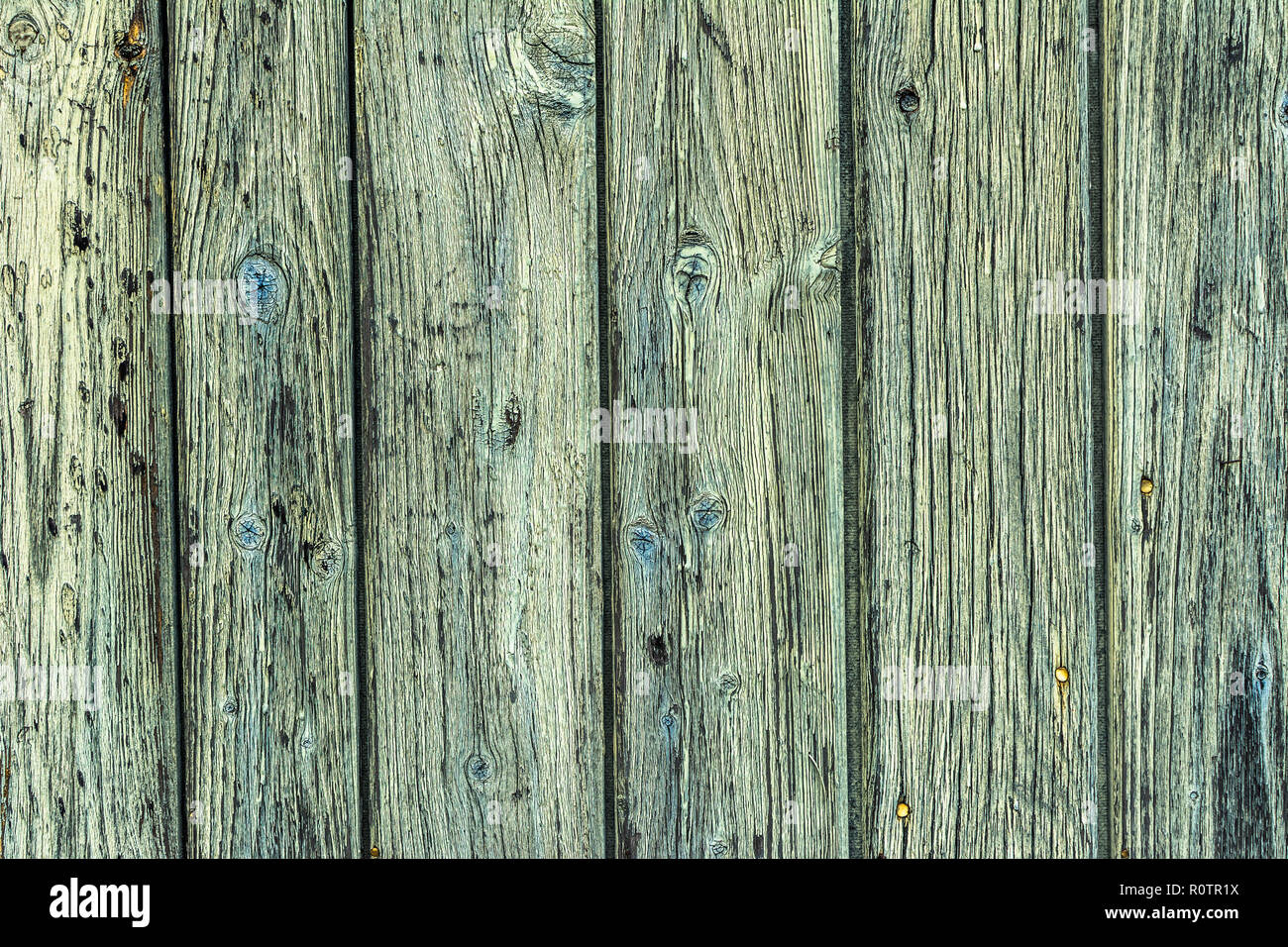 Legno Vintage texture di sfondo dal vecchio tavole di legno con crepe. Foto Stock