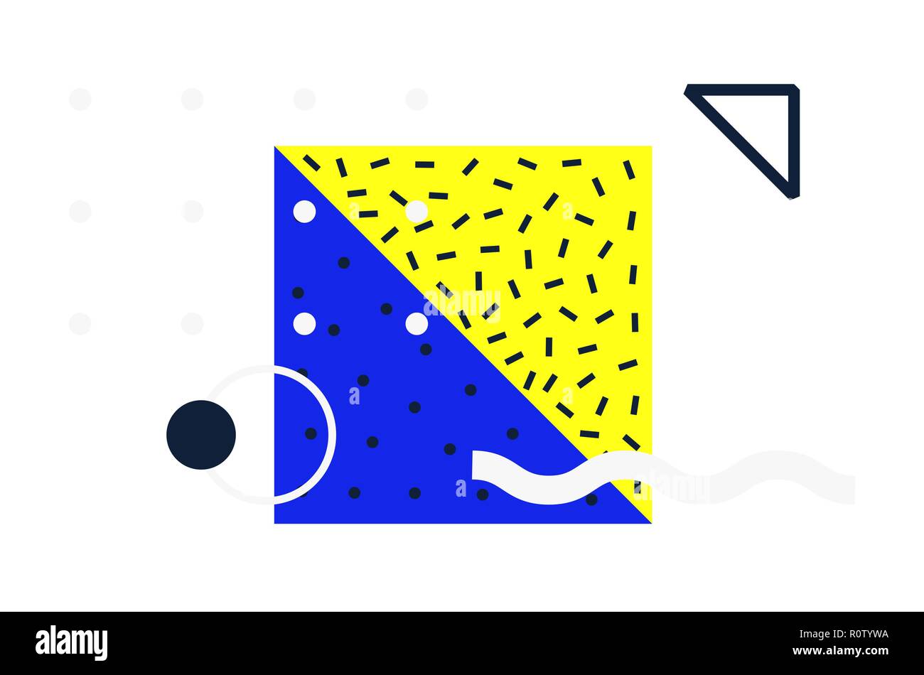 Universal geometrica tendenza colorato sfondo con bright bold lineal design Illustrazione Vettoriale