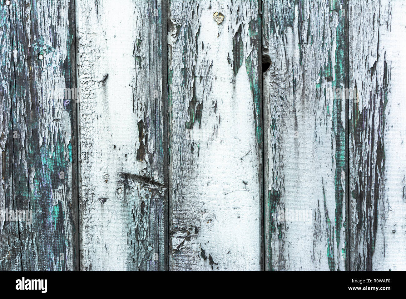 Legno Vintage texture di sfondo dal vecchio tavole di legno, sfald vernice, vernice peel e crepe. Foto Stock