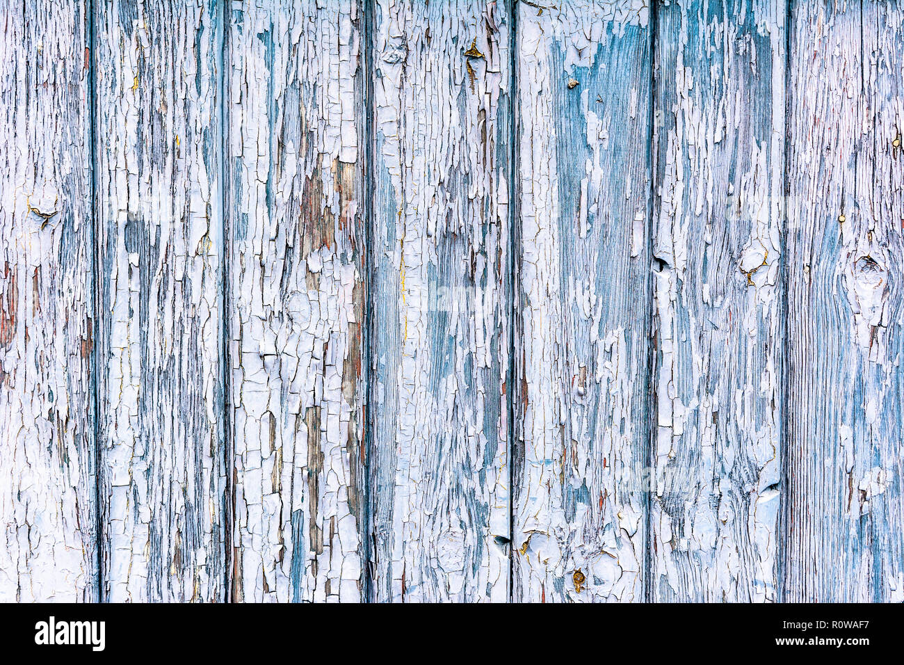Il legno verde texture di sfondo dal vecchio tavole di legno, sfald vernice, vernice peel e crepe. Foto Stock