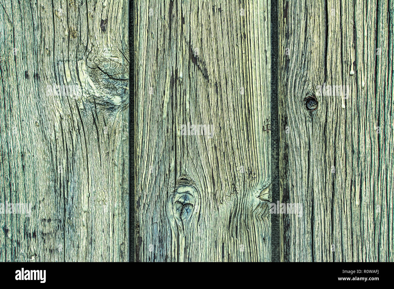 Legno Vintage texture di sfondo dal vecchio tavole di legno con crepe. Foto Stock