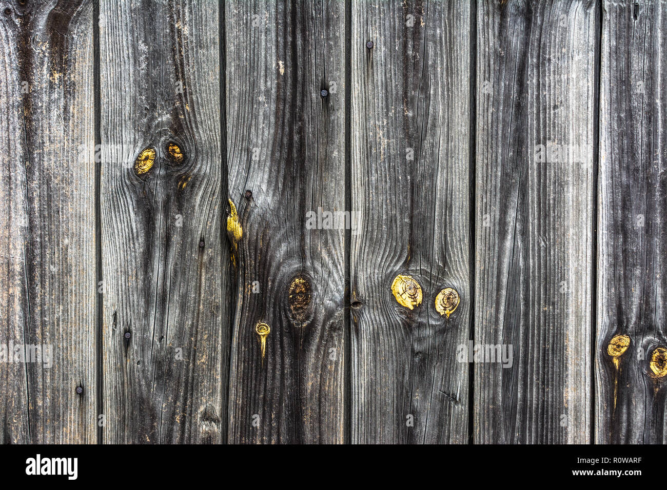 Legno Vintage texture di sfondo dal vecchio tavole di legno con crepe. Foto Stock