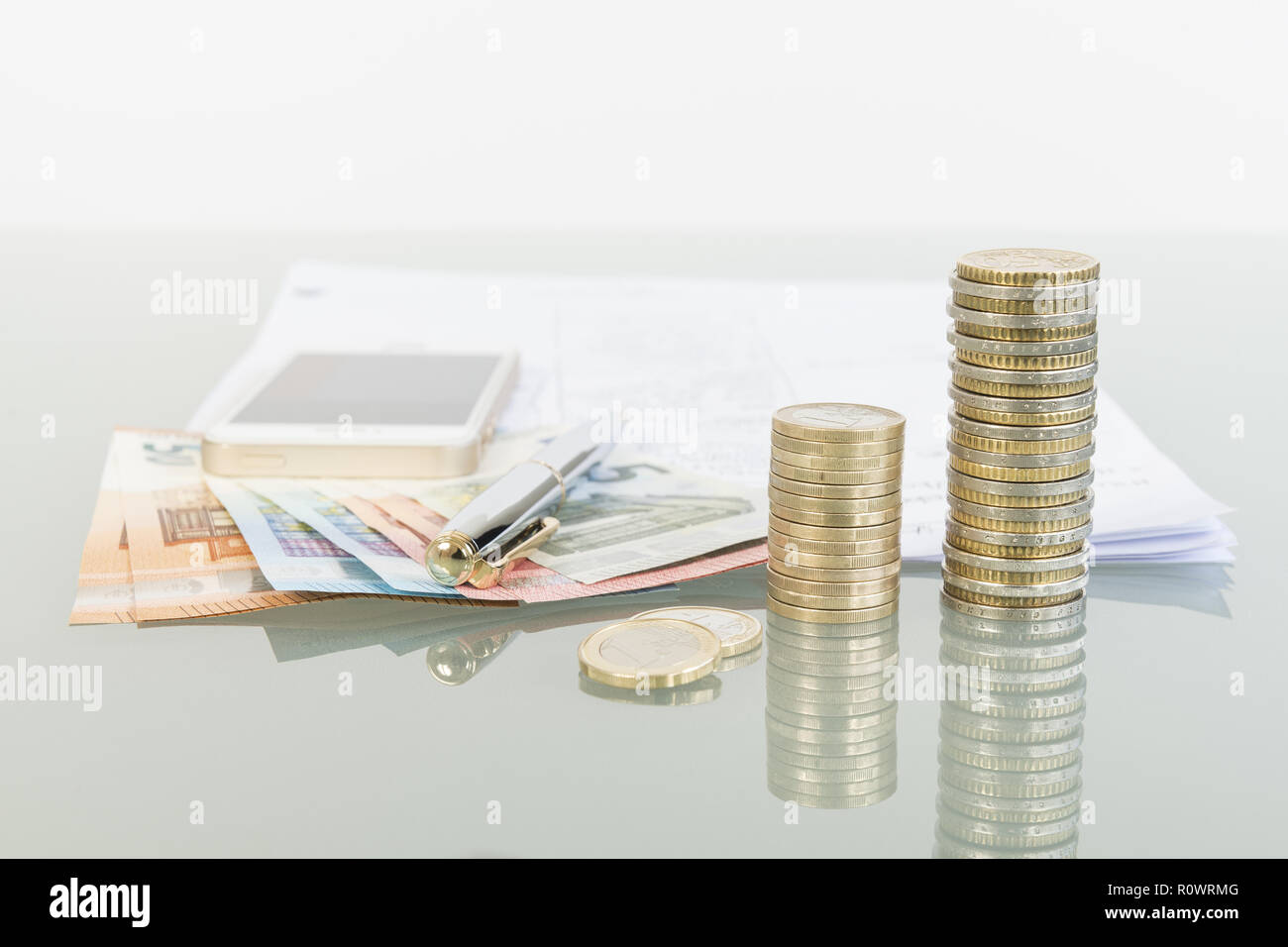 EURO-Waehrung, Symbolbild Foto Stock