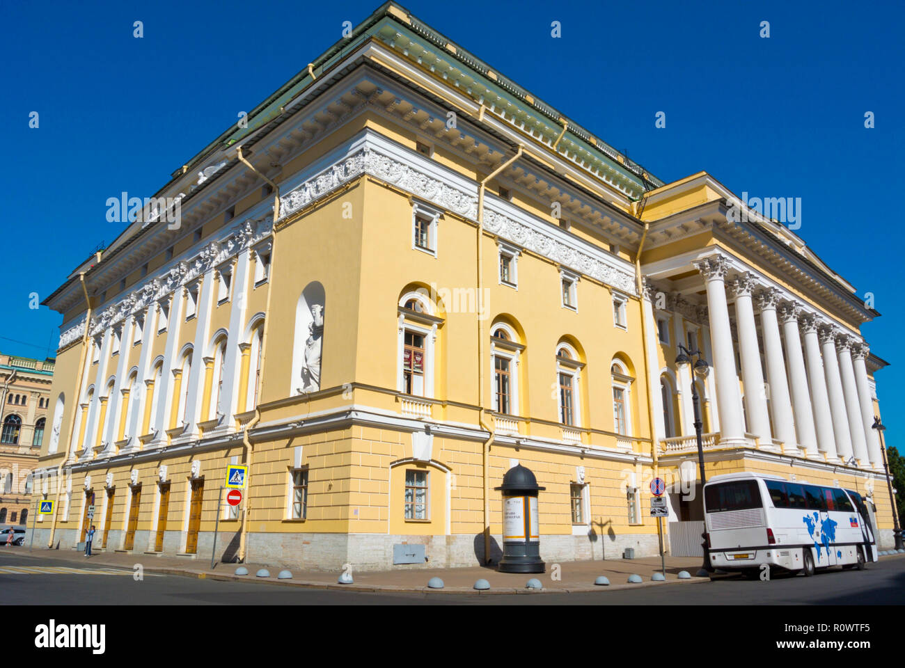 Teatro Alexandrinsky, San Pietroburgo, Russia Foto Stock