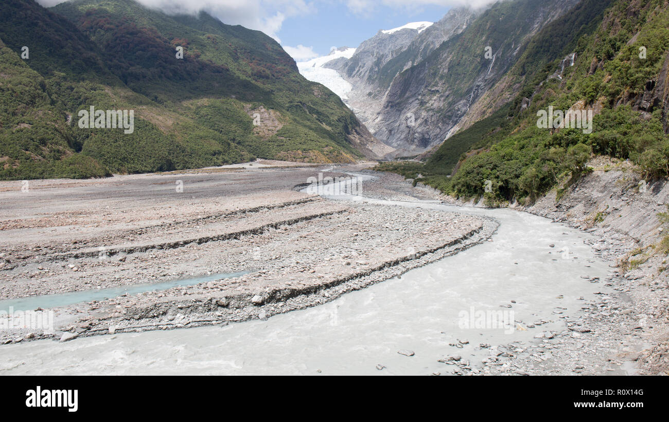 Fox Glacier - Nuova Zelanda Foto Stock