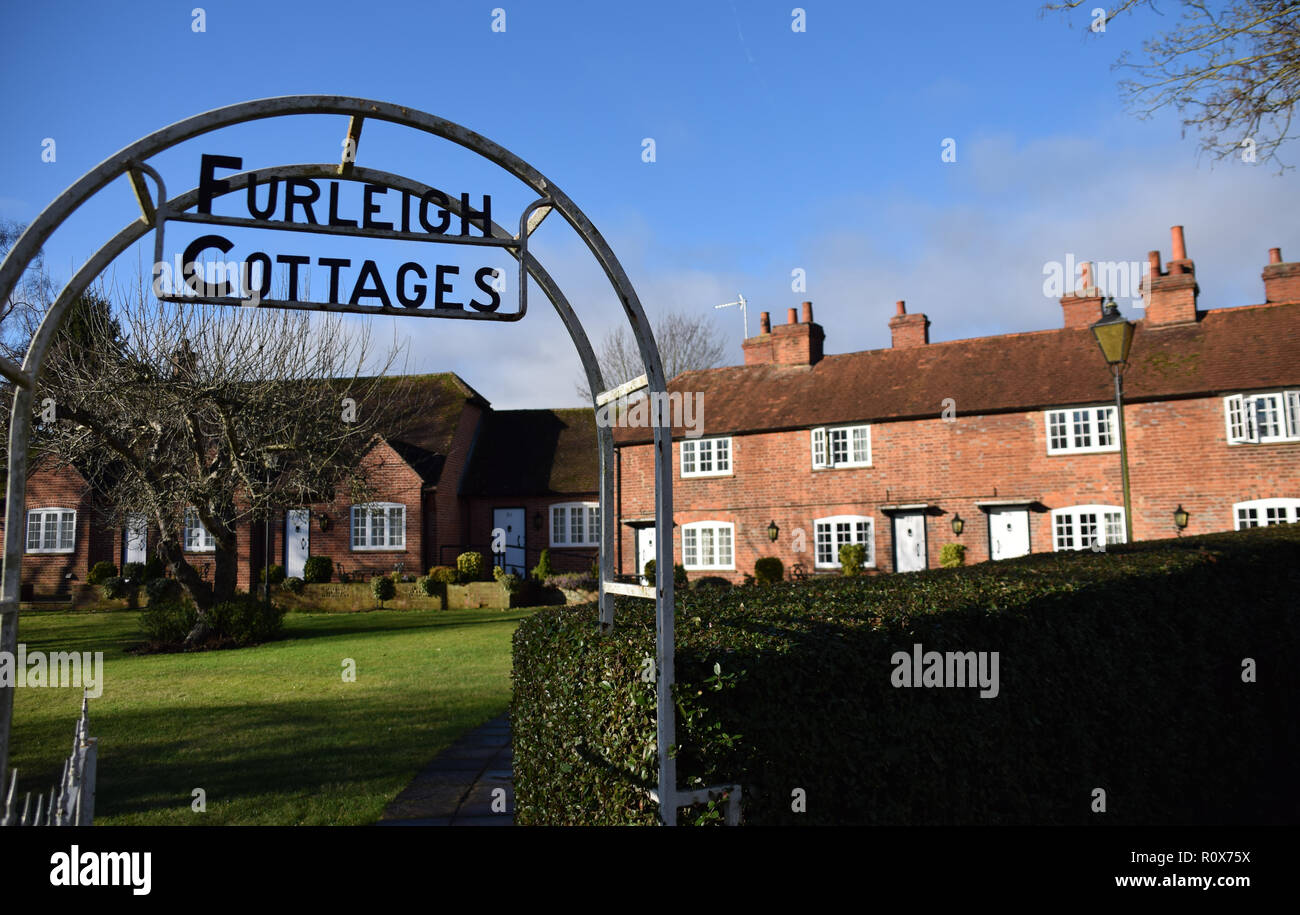 L'ingresso Furleigh cottage a Sonning Common Foto Stock