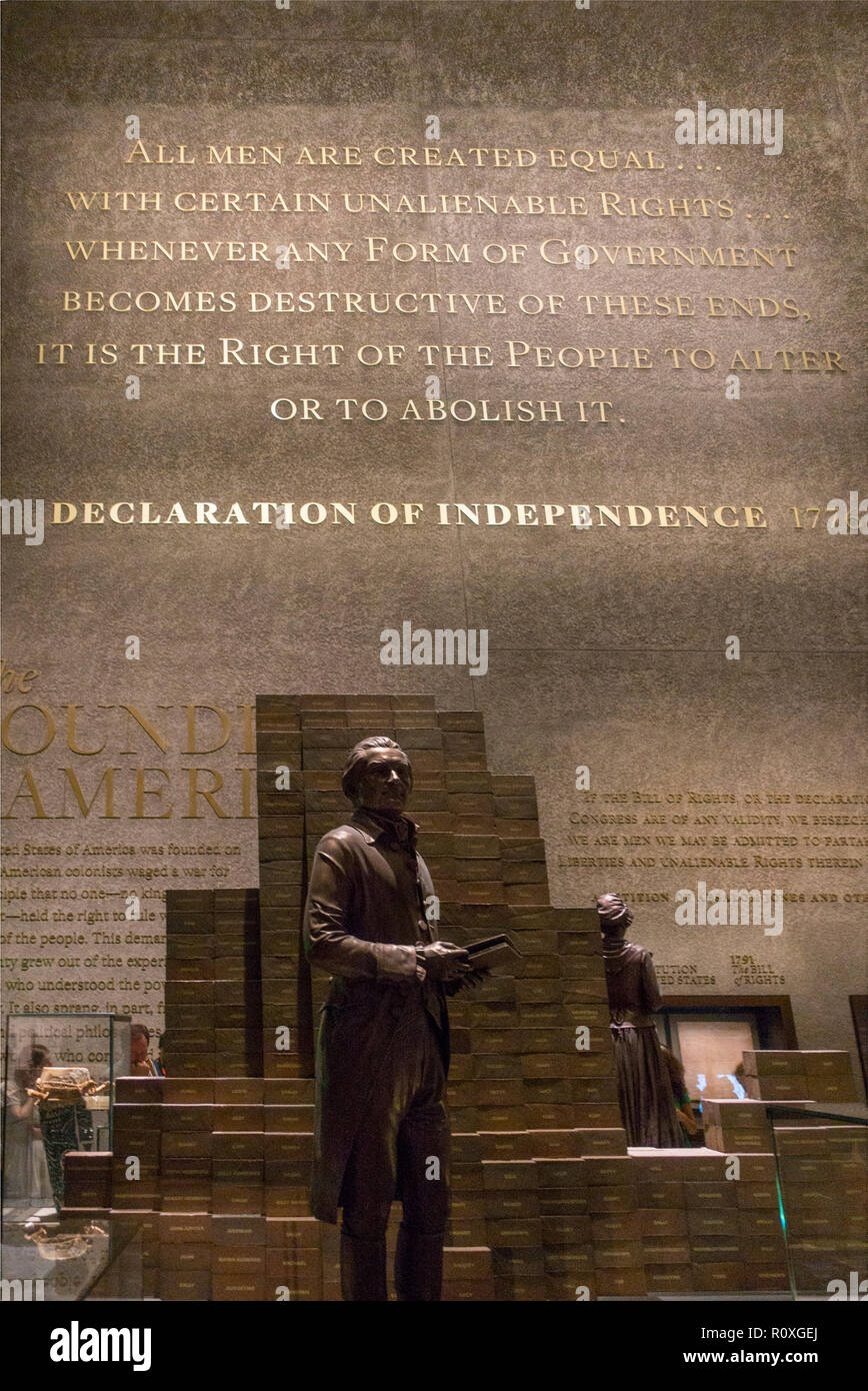 Museo Nazionale di afro-americano della storia e della cultura di Washington DC Foto Stock
