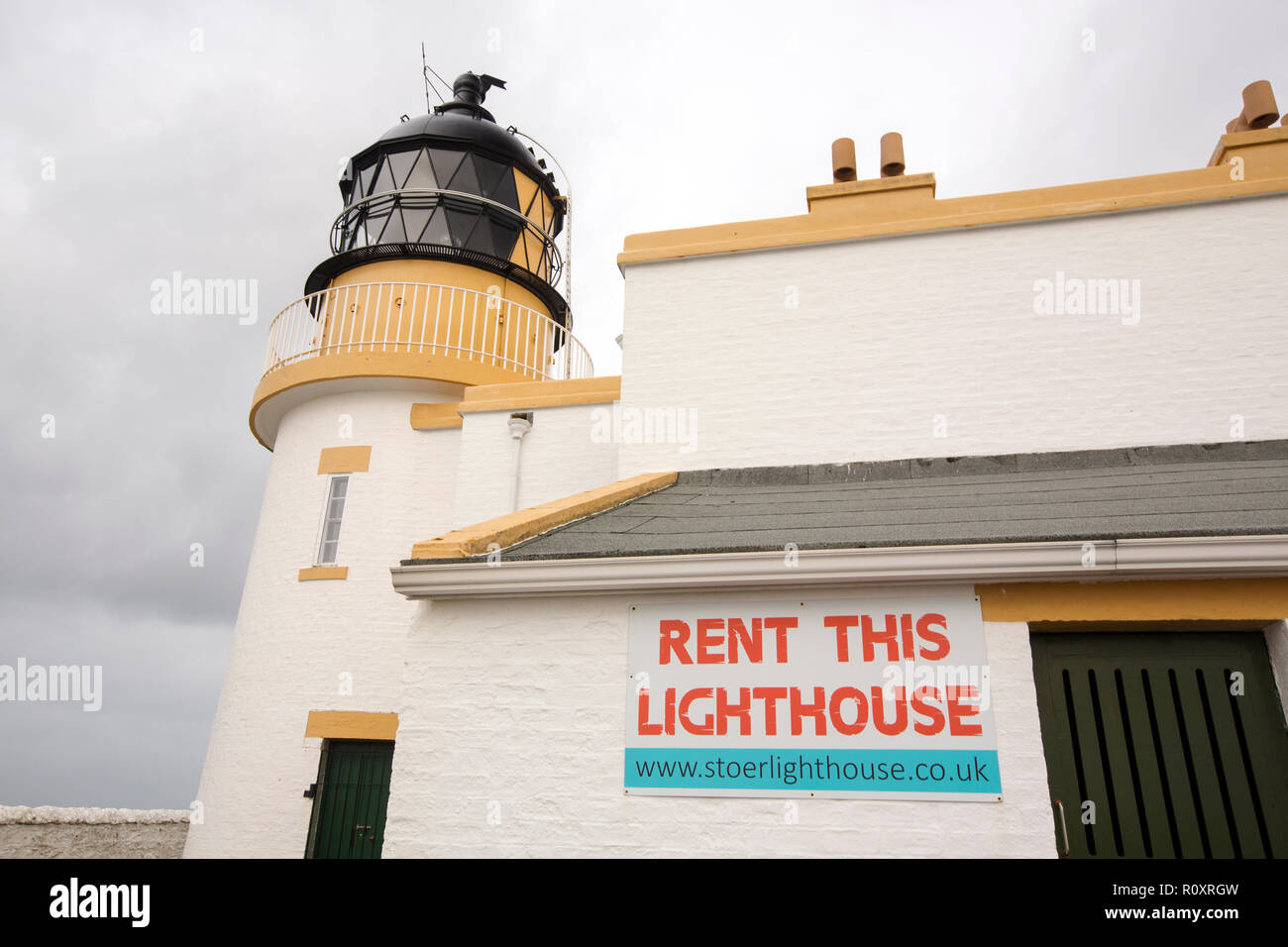 Il punto di Stoer faro, Assynt, Scotland, Regno Unito. Foto Stock