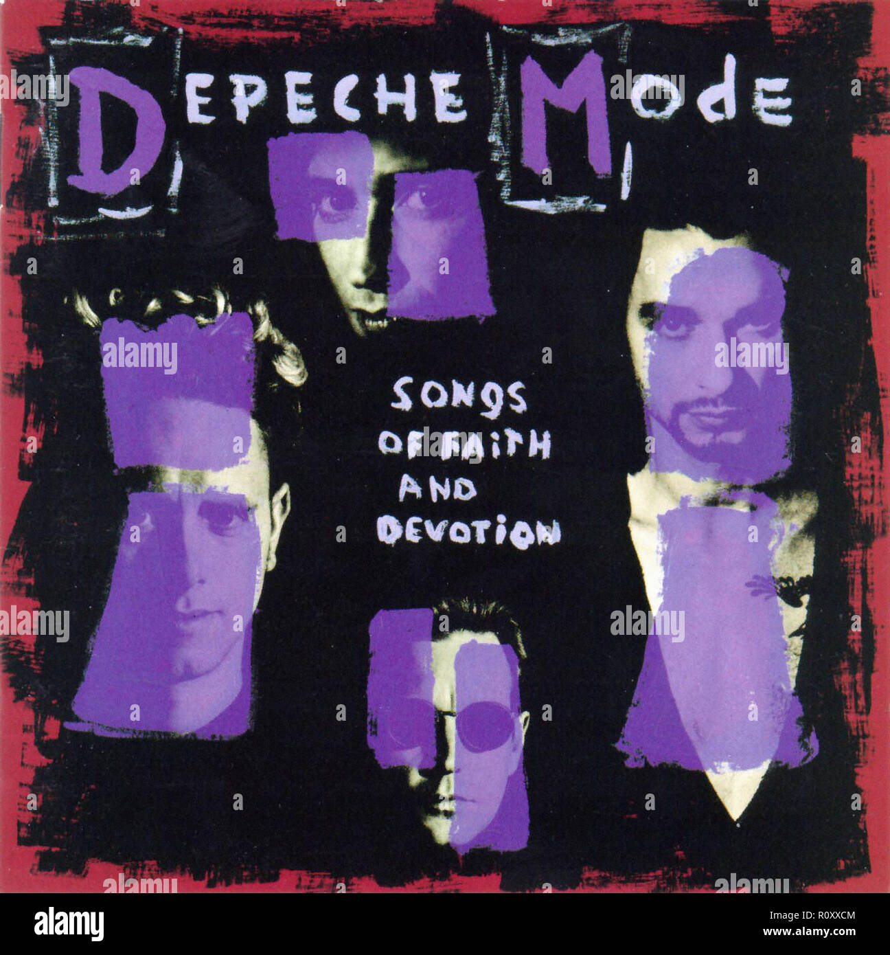 DEPECHE MODE - canti di fede e di devozione - Vintage cover album Foto Stock