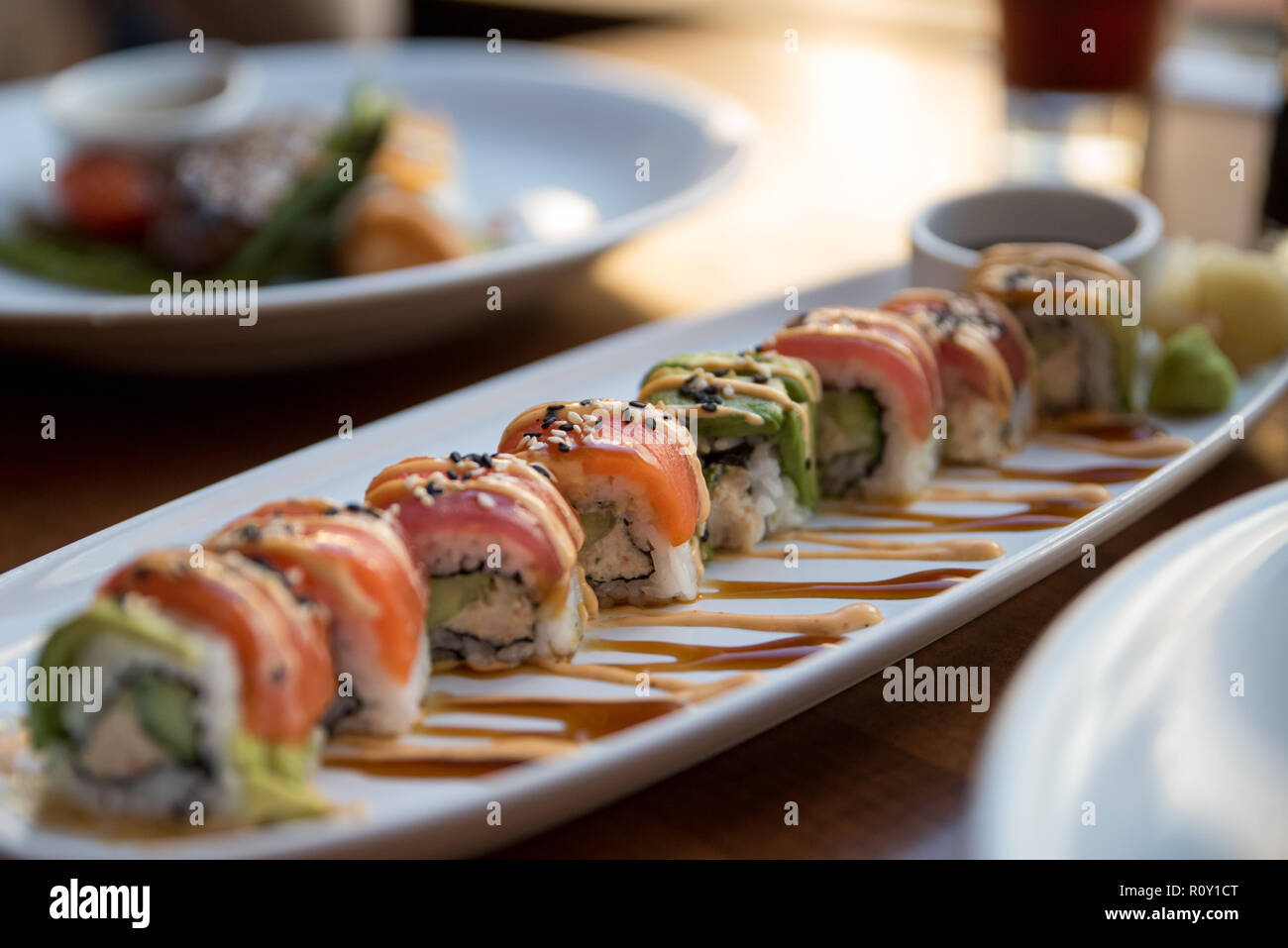 Zolla dei sushi Foto Stock