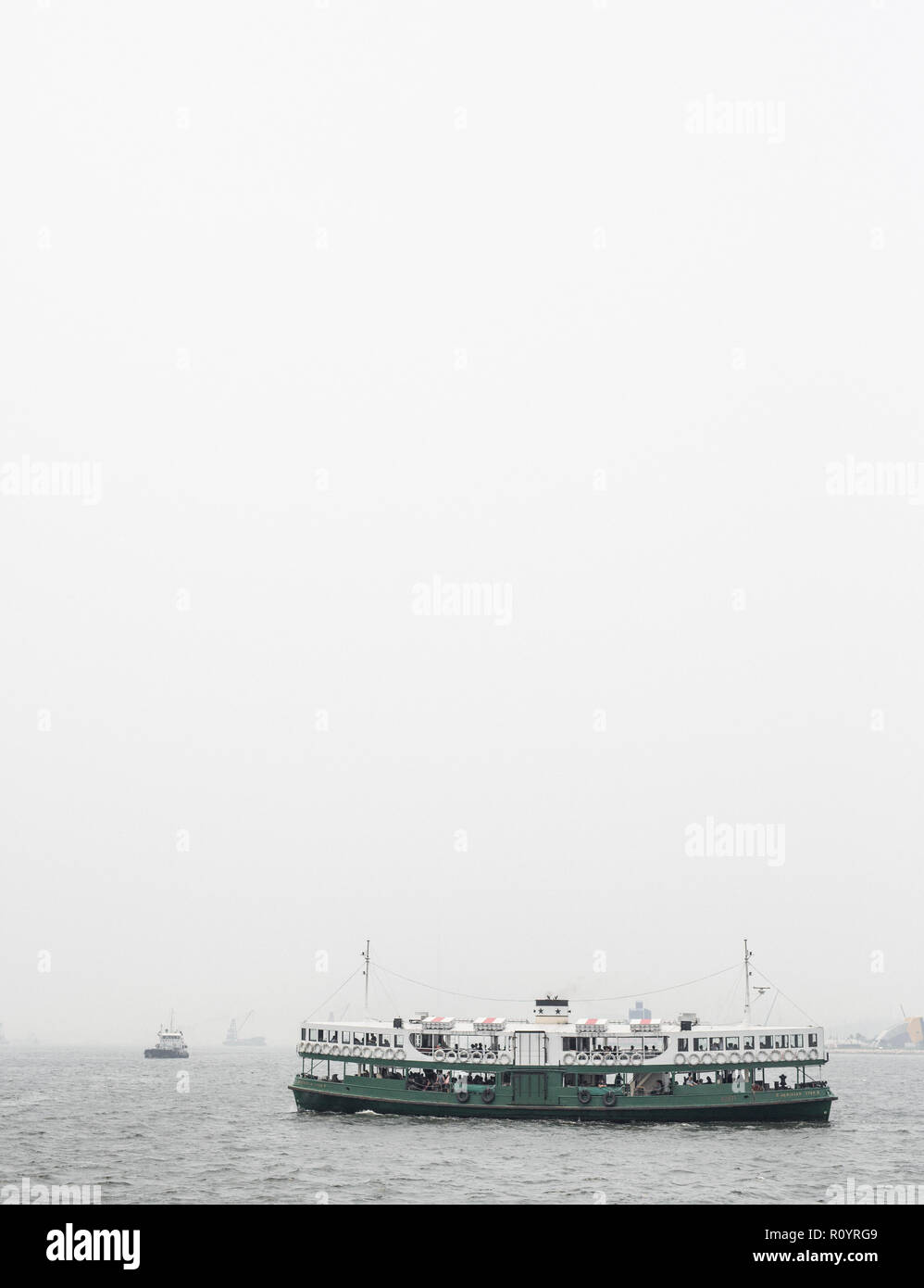 Il Traghetto Star sul Porto Victoria Foto Stock