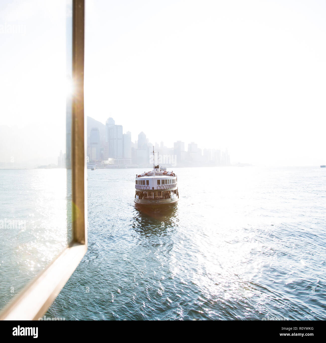 Il Traghetto Star sul Porto Victoria Foto Stock