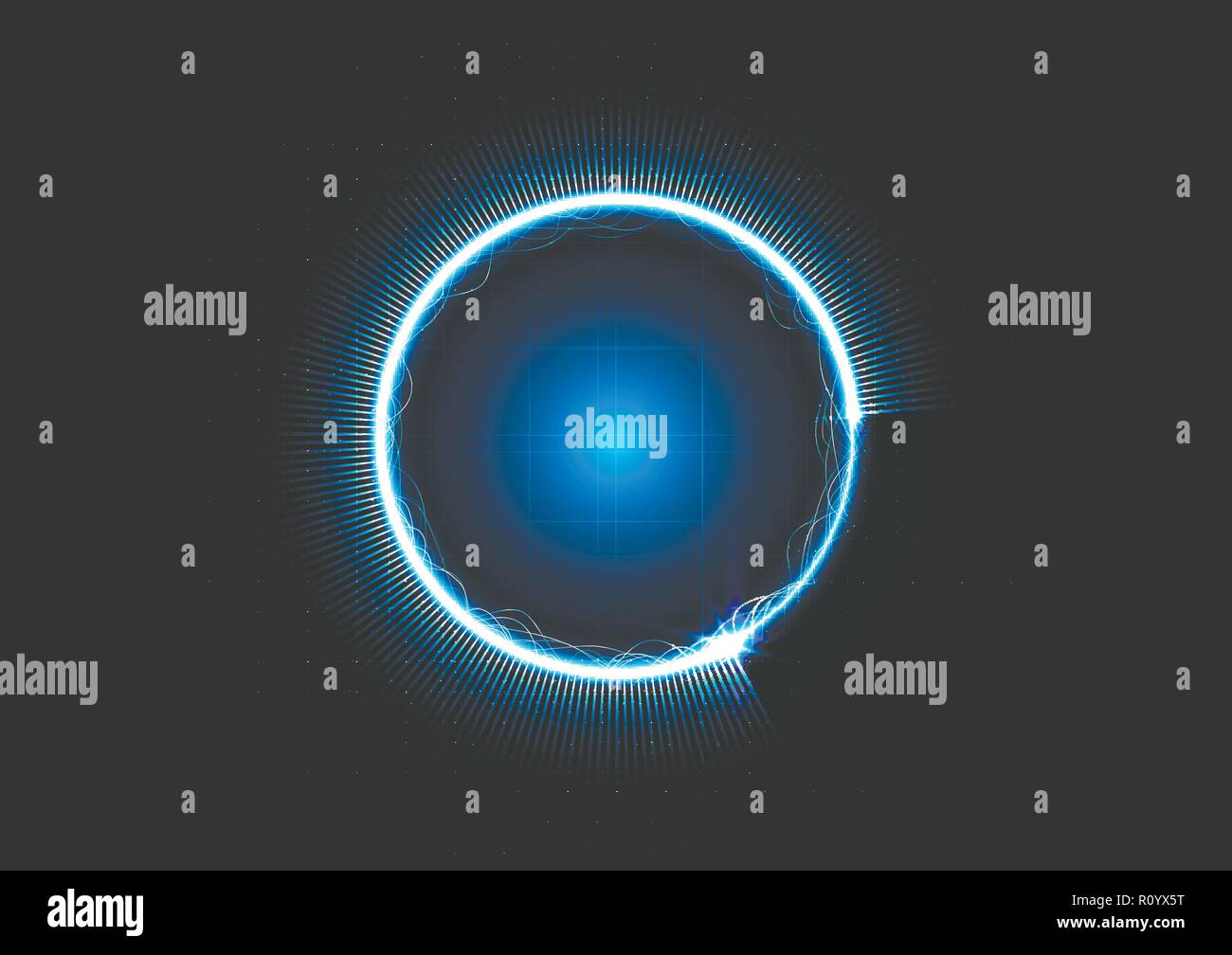Tecnologia futurismo astratto interfaccia intelligente sistema vettore background design Illustrazione Vettoriale