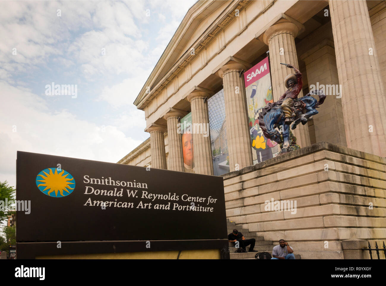 Lo Smithsonian National Portrait Gallery Washington DC Foto Stock