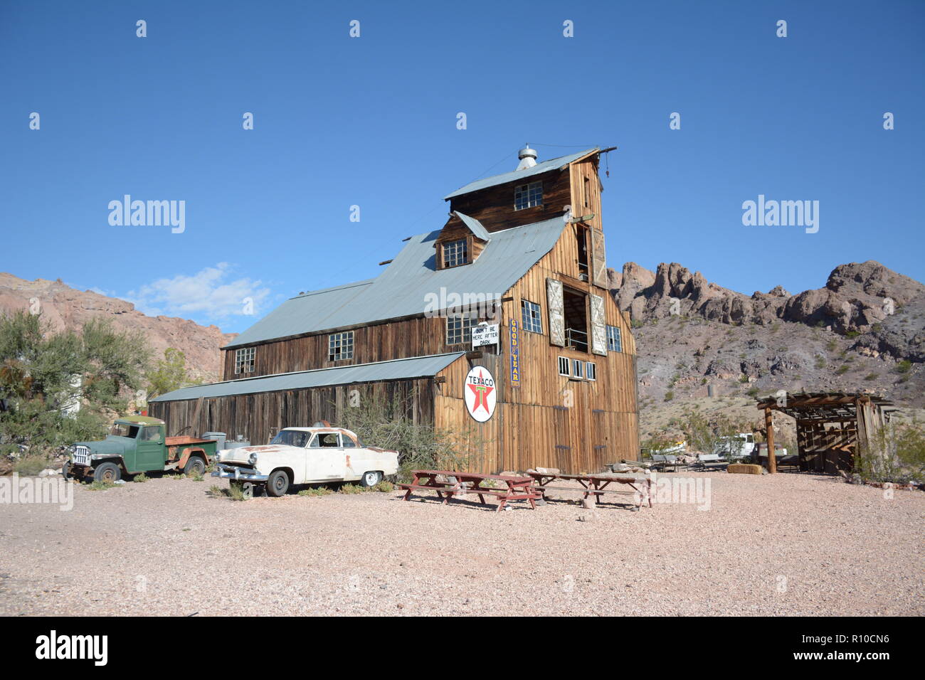 Nelson Nevada attrazione turistica della città fantasma mining Foto Stock