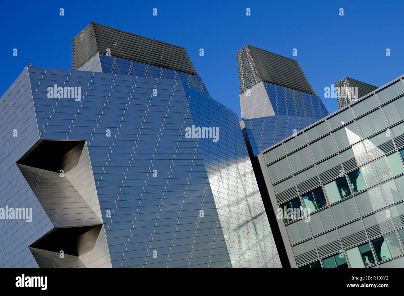 MRC - laboratorio di biologia molecolare, cambridge Campus Biomedico edificio, Inghilterra Foto Stock